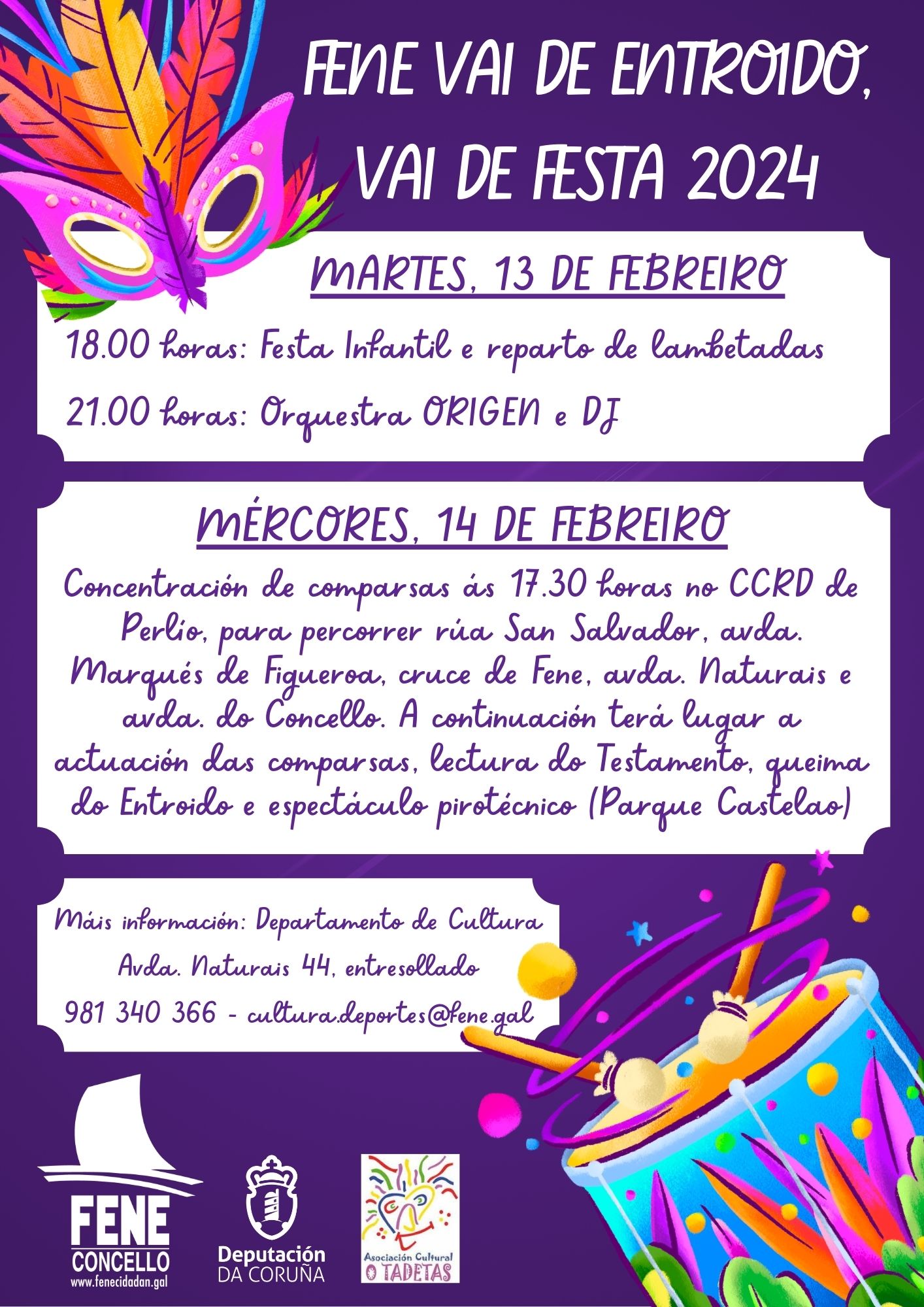 Cartaz Entroido 2024