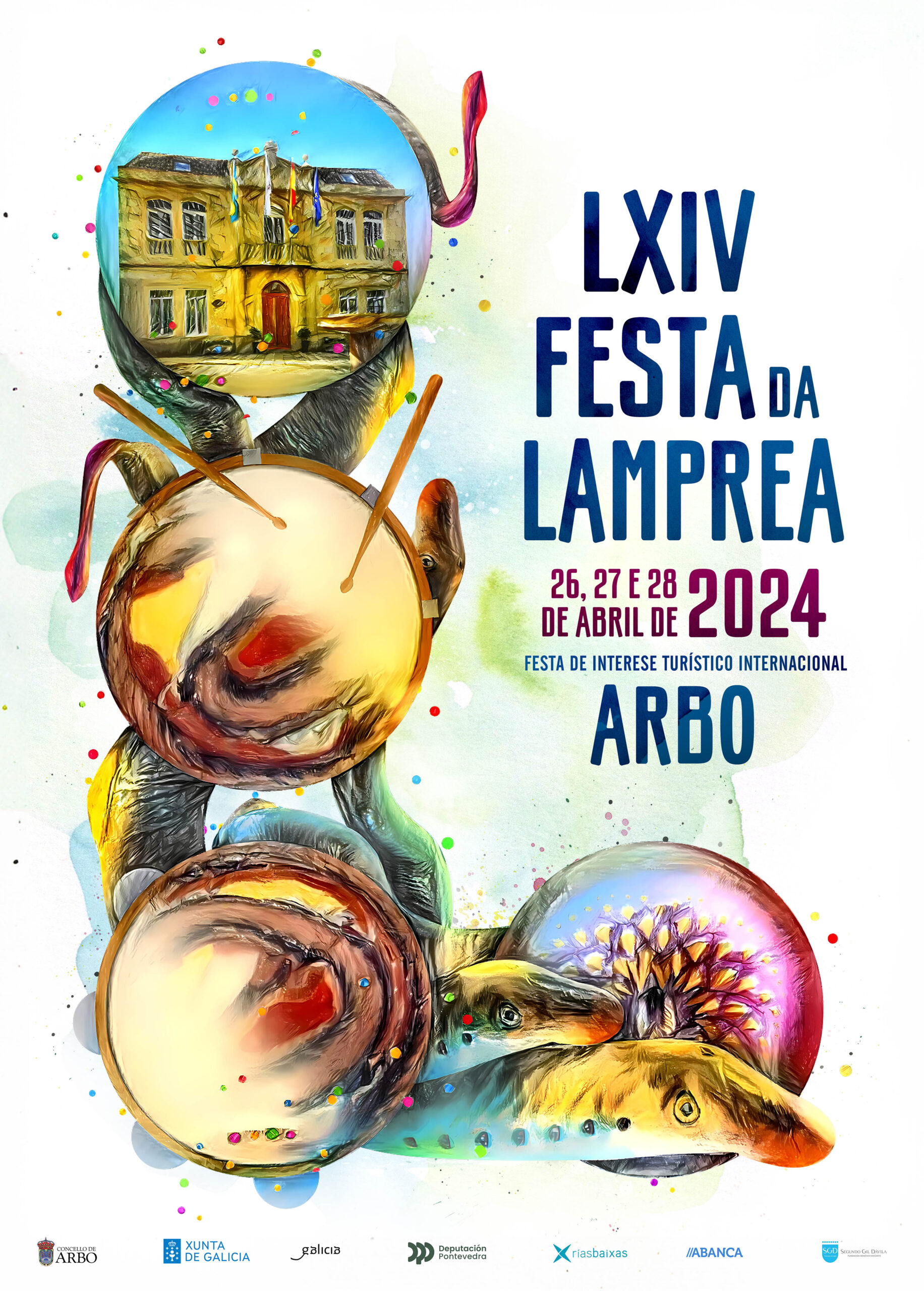 Cartel B2 500×700 Festa da Lamprea 2024