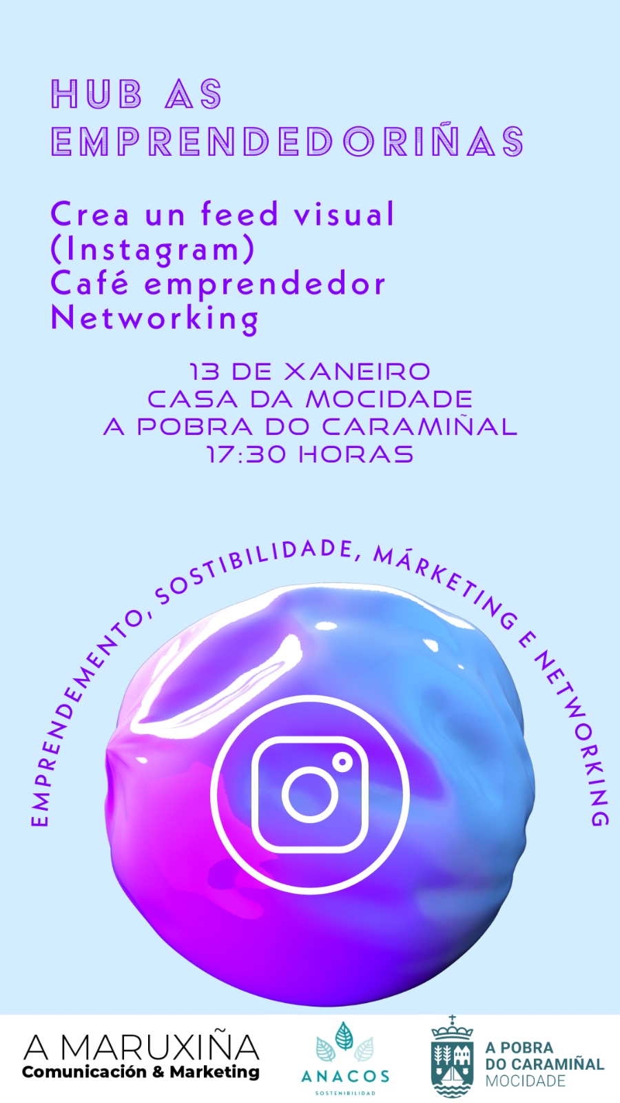 Cartel do curso de feed visual para Instagram 2024 (1)