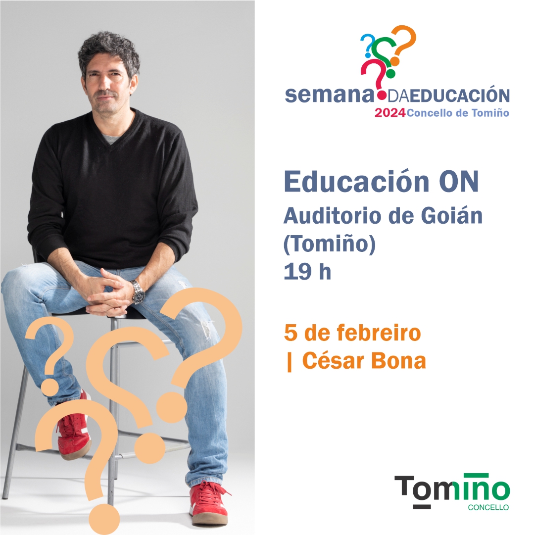 César Bona desembarca en Tomiño para ‘Humanizar a educación’ (1)