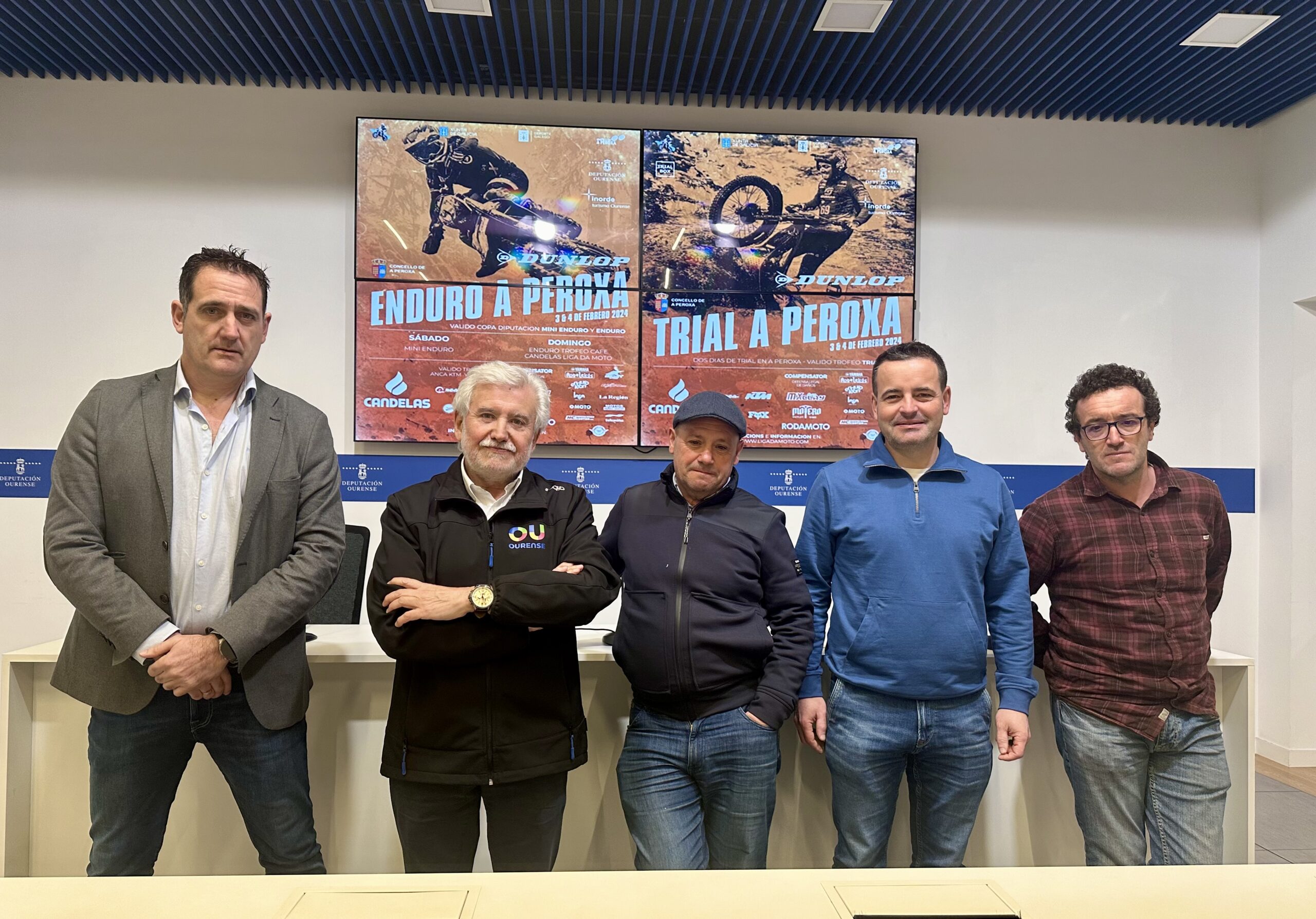 Manuel Pérez, Rosendo Fernández, Jose Manuel Quintas, José Manuel Rodríguez e Javier Quintas