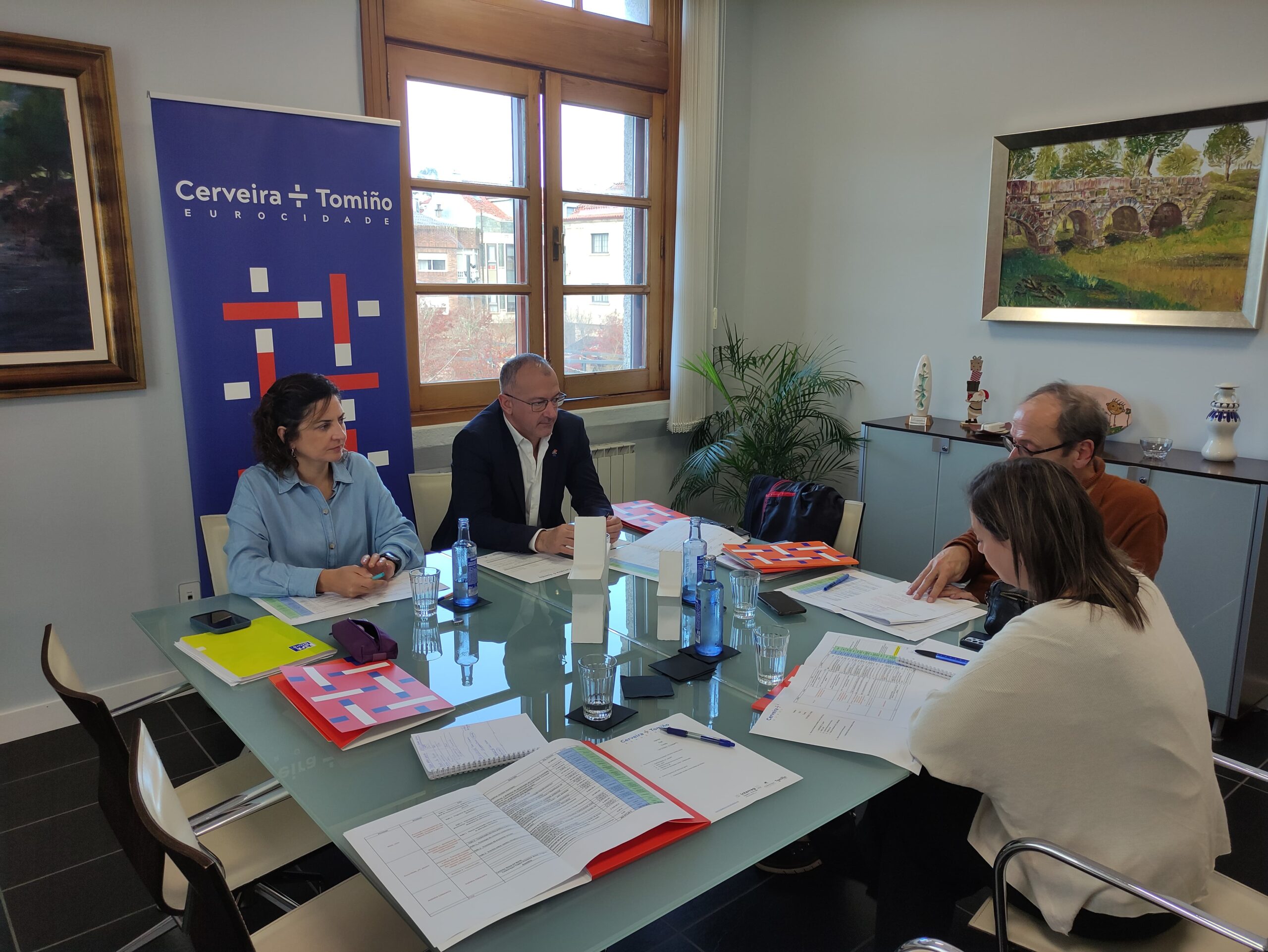 O Comité de Xestión Estratéxica da Eurocidade Cerveira-Tomiño define o seu plan de acción para o 2024