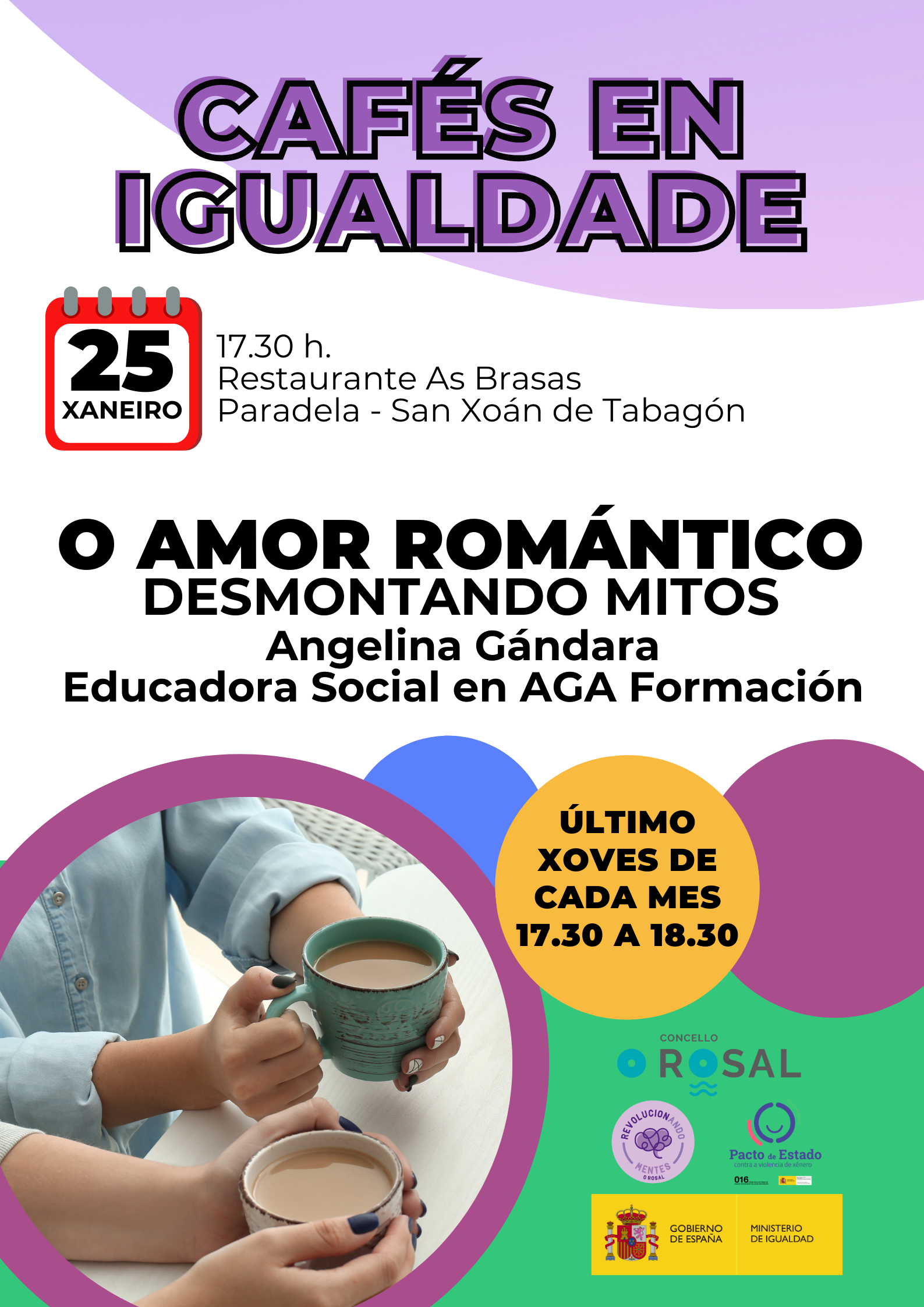 Os ‘Cafeěs en Igualdade’ percorreraěn os barrios do Rosal