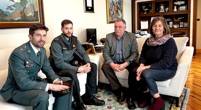 Recepción comandante garda civil 22-01-24