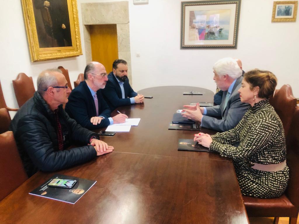 Reunión Alcaldes Val Miñor FEC