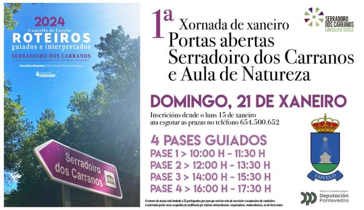 Xornada de Portas Abertas Serradoiro dos Carranos xaneiro 2024
