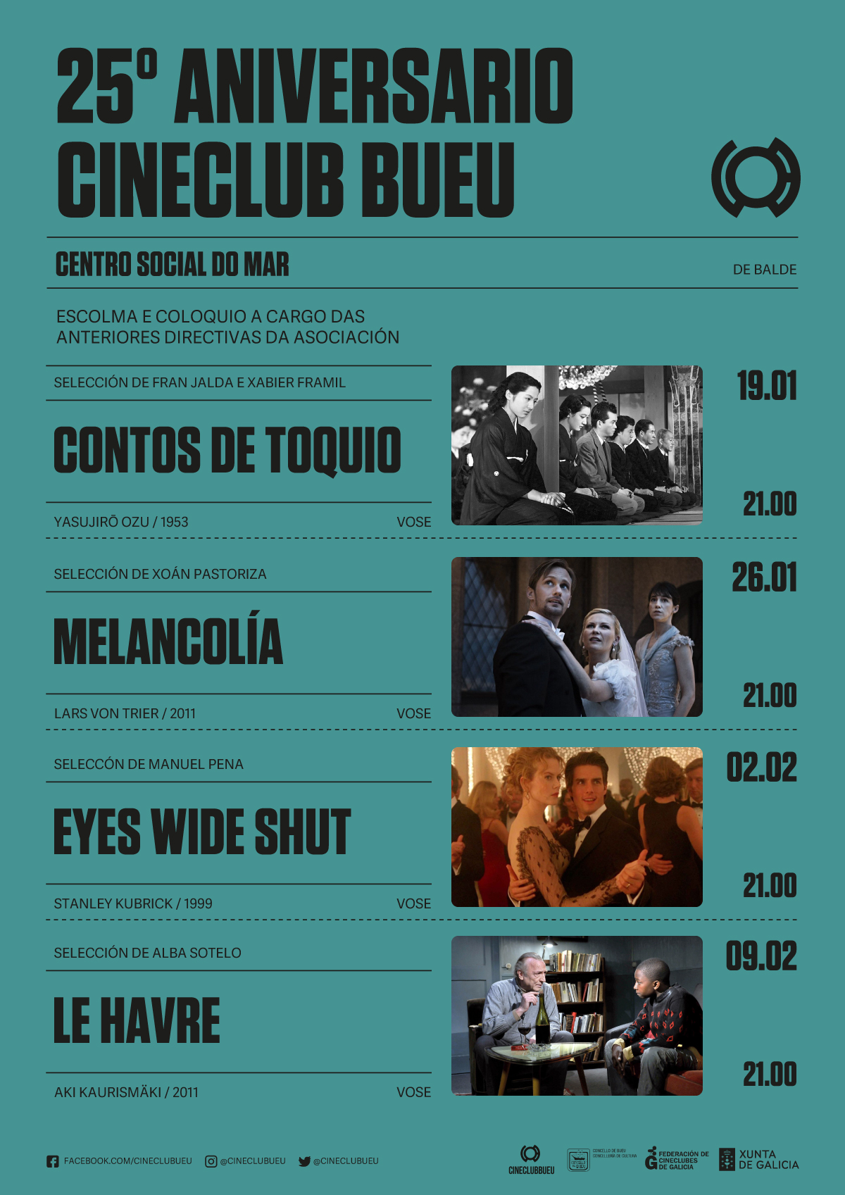 proxeccion 25 anos cineclub