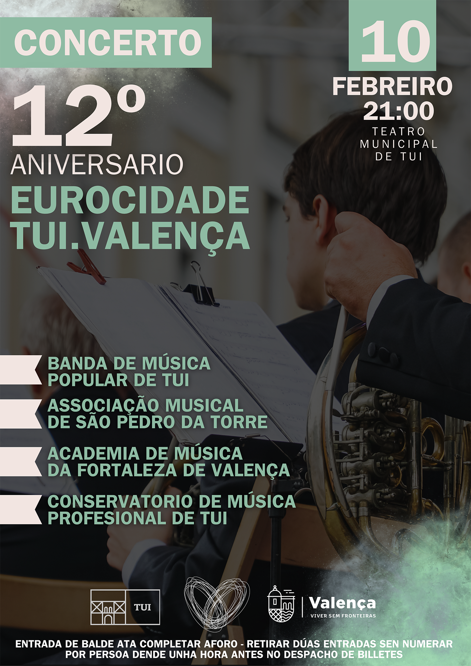 02022024 Concerto 12º Aniversario Eurocidade – Cartel