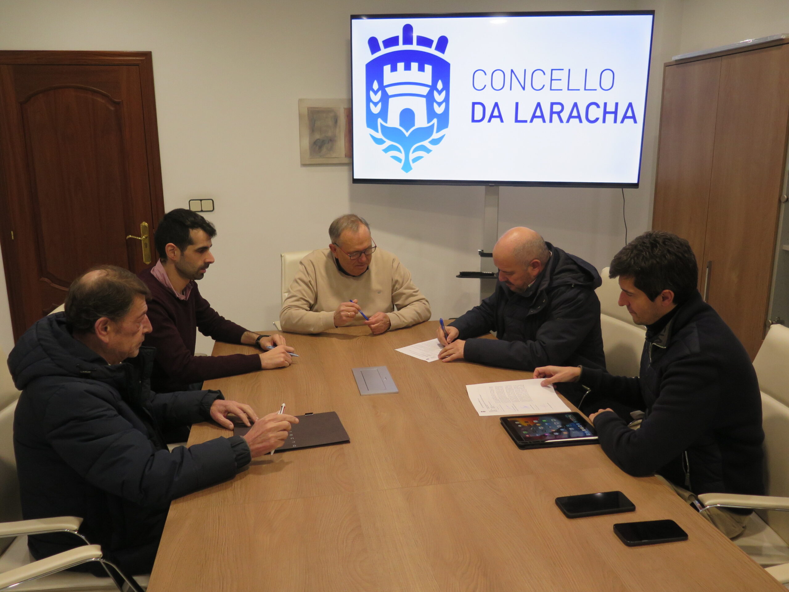 2024.02.01.- Replanteo obras A Fontenla-Escurido