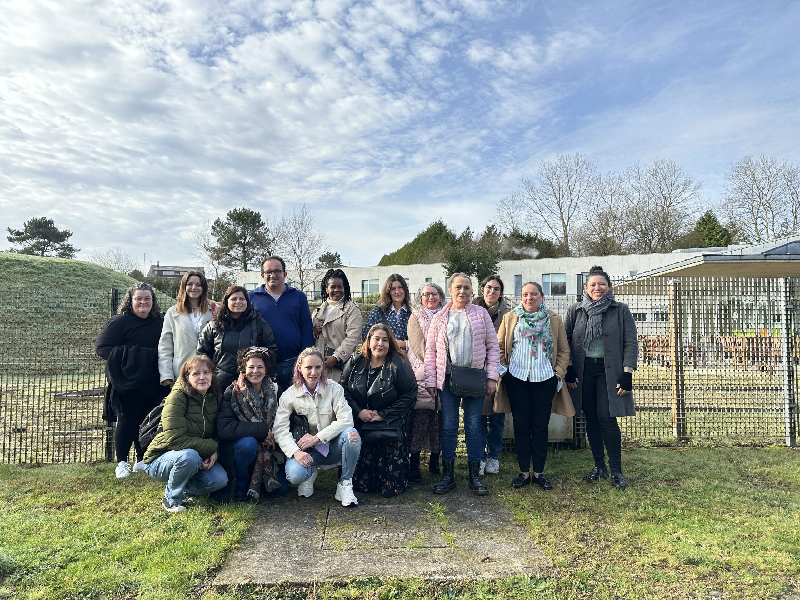 2024.02.08.- Alumnado AFD nunha visita didáctica