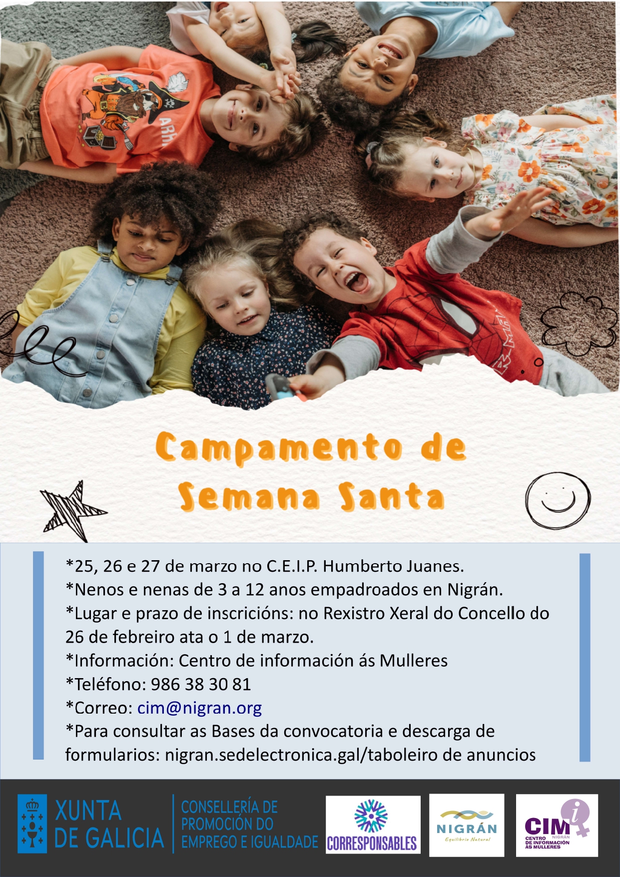 Cartel Campamento Semana Santa 2024. Def