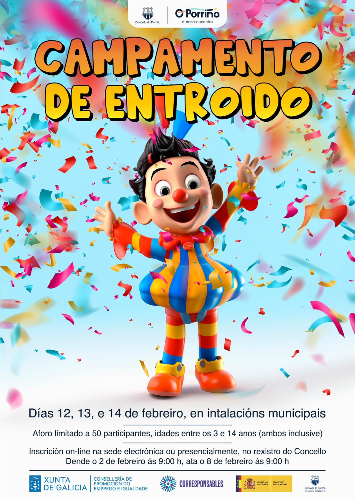 Cartel Campamento de Entroido