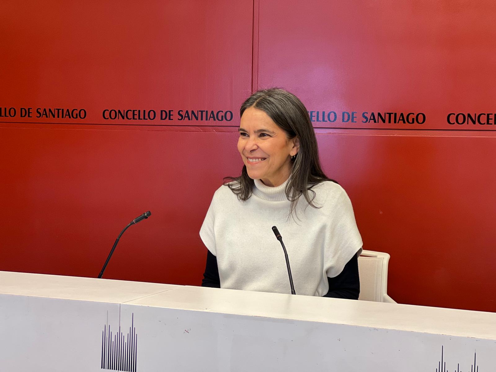 IMAXE – Mercedes Rosón durante a rolda de prensa