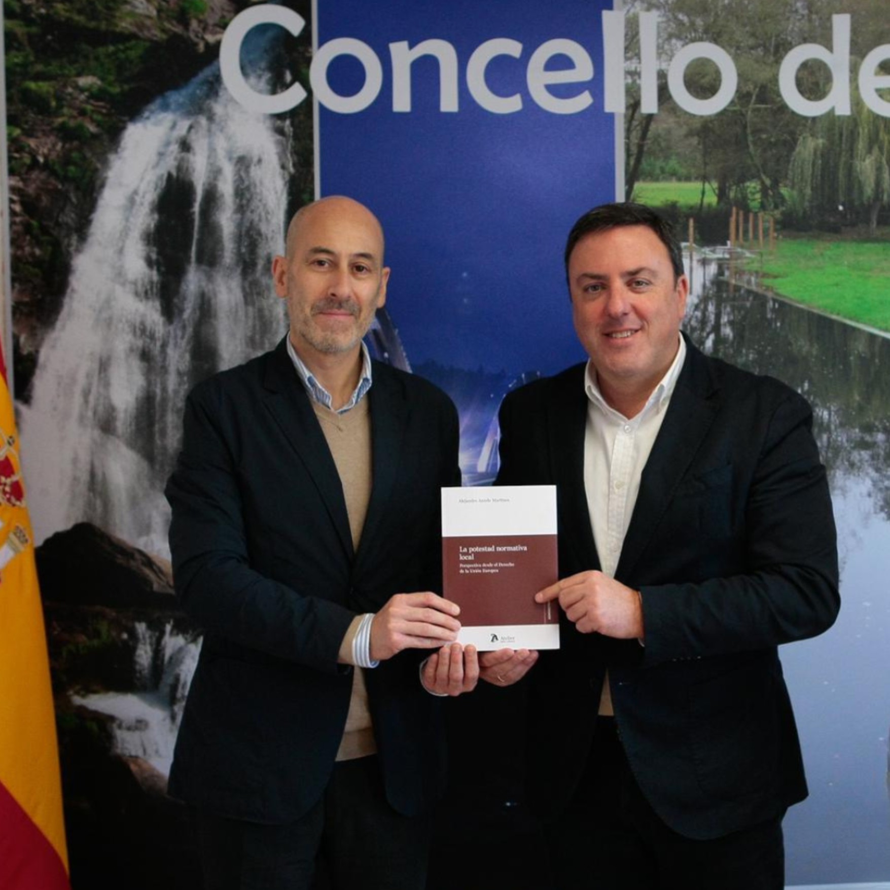 SECRETARIO MUNICIPAL CON PRESIDENTE DEPUTACIÓN