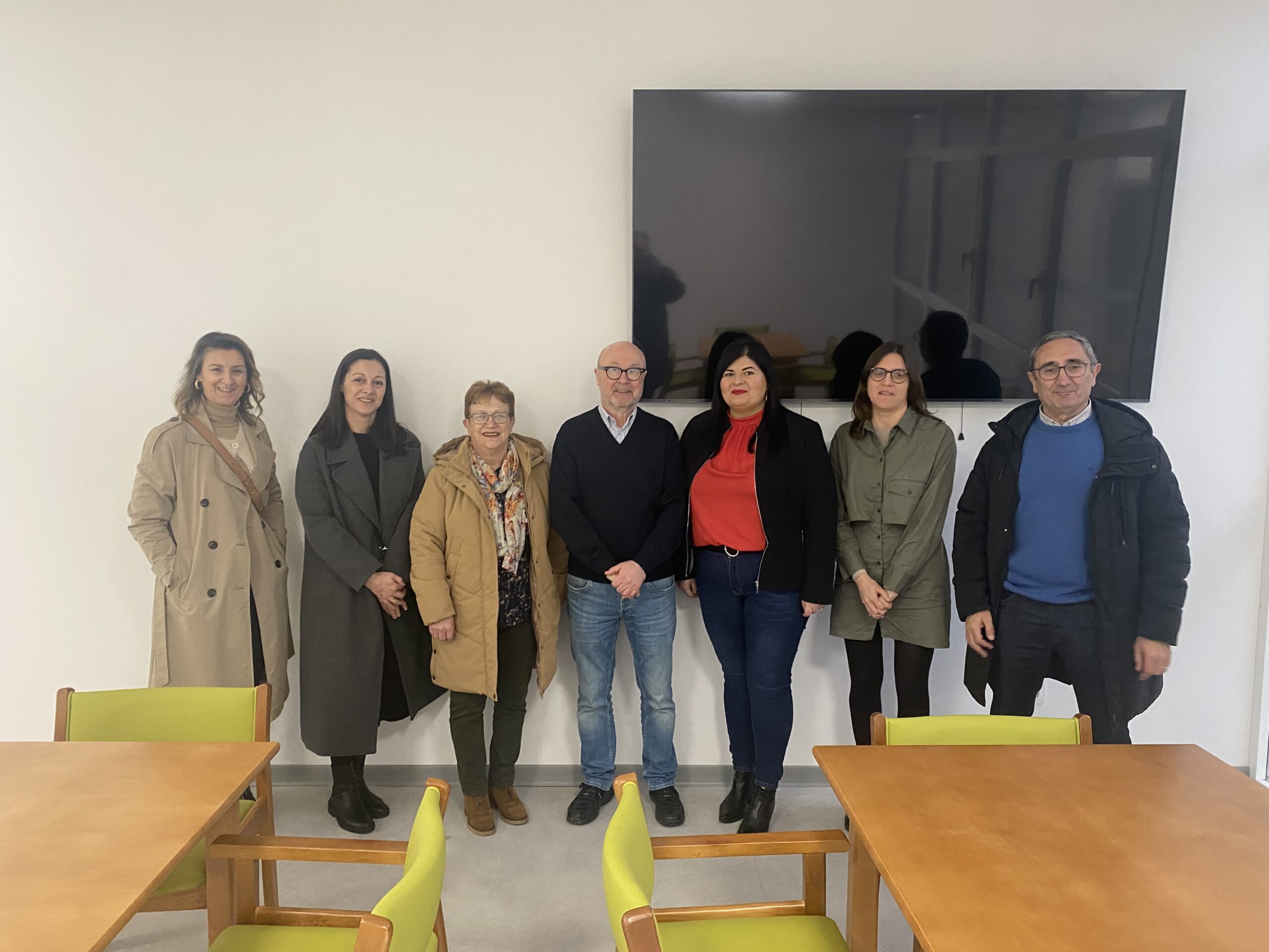 Visita ao centro de Aspadisi no Carballiño