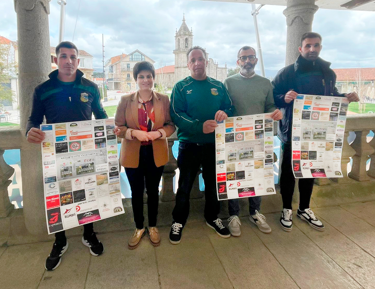 A Mata prepaěrase para recibir aos 240 nenos participantes no Torneo Internacional ORosalCup