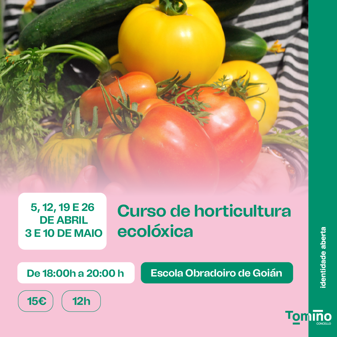 A OMIX de Tomiño leva á mocidade ás raíces cun curso de horticultura ecolóxica