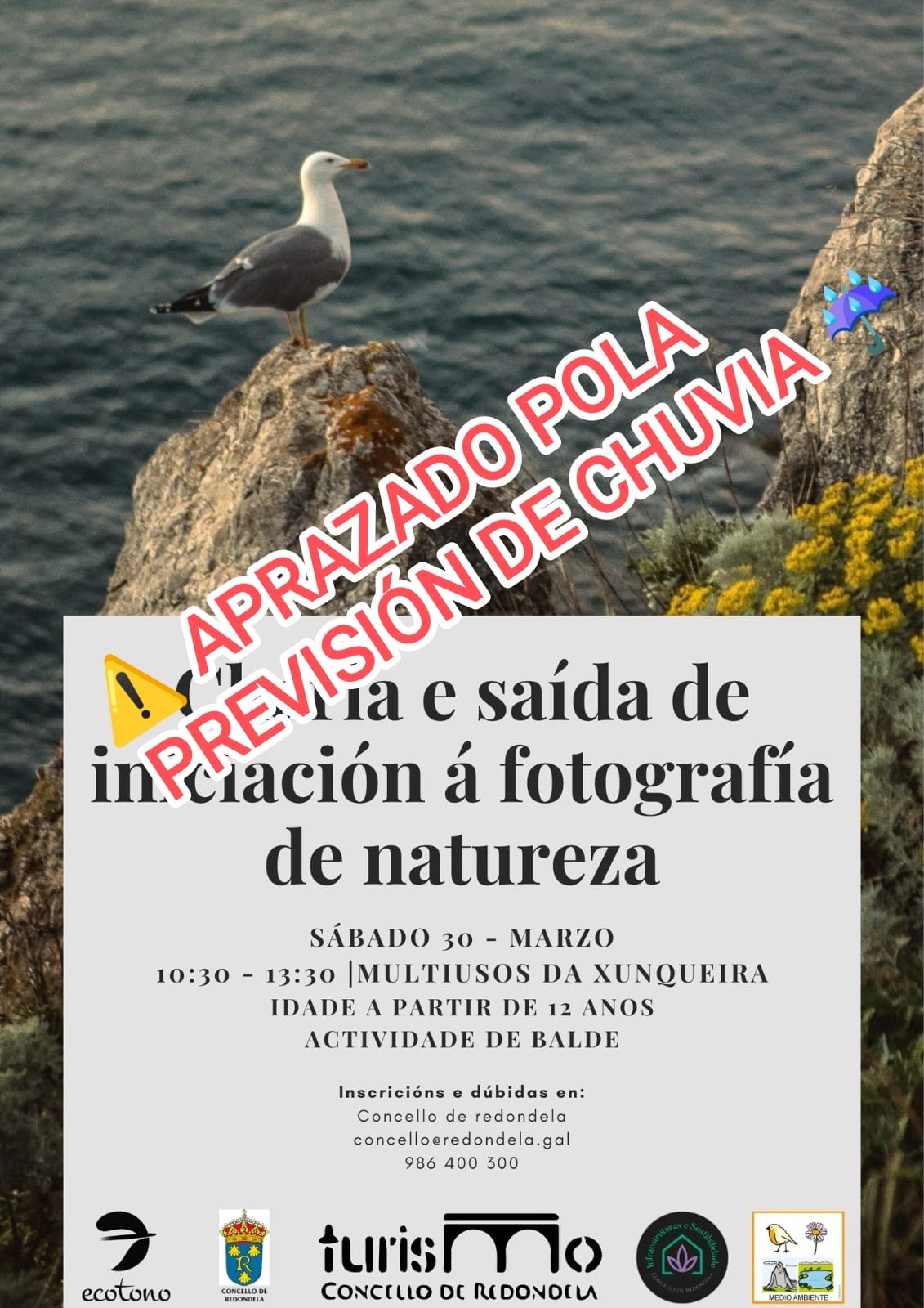 Actividade fotografia e natureza aprazada