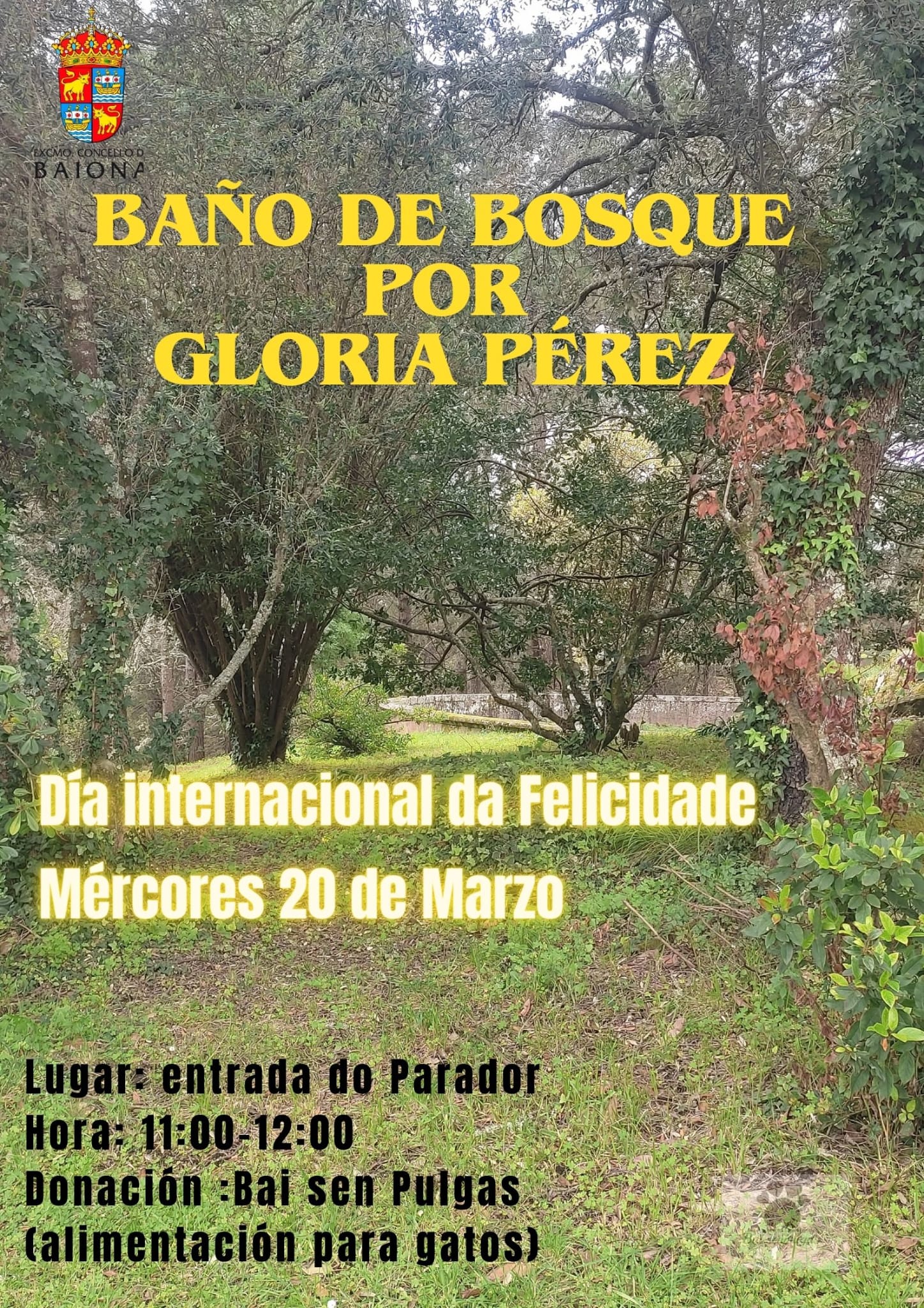Baño de Bosque Día Internacional da Felicidade 20.03.24
