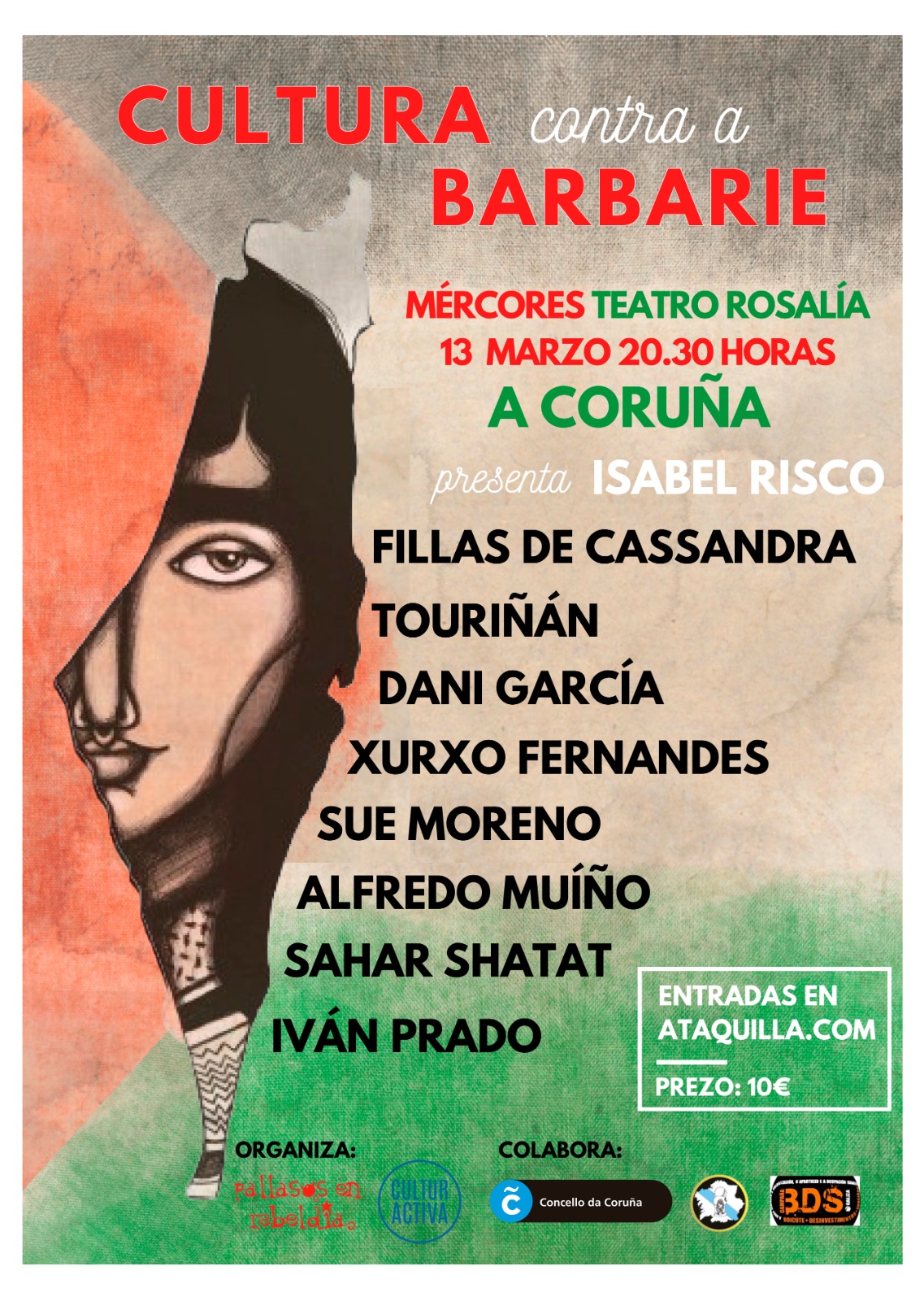 Cartel Gala Solidaria Pobo Palestino