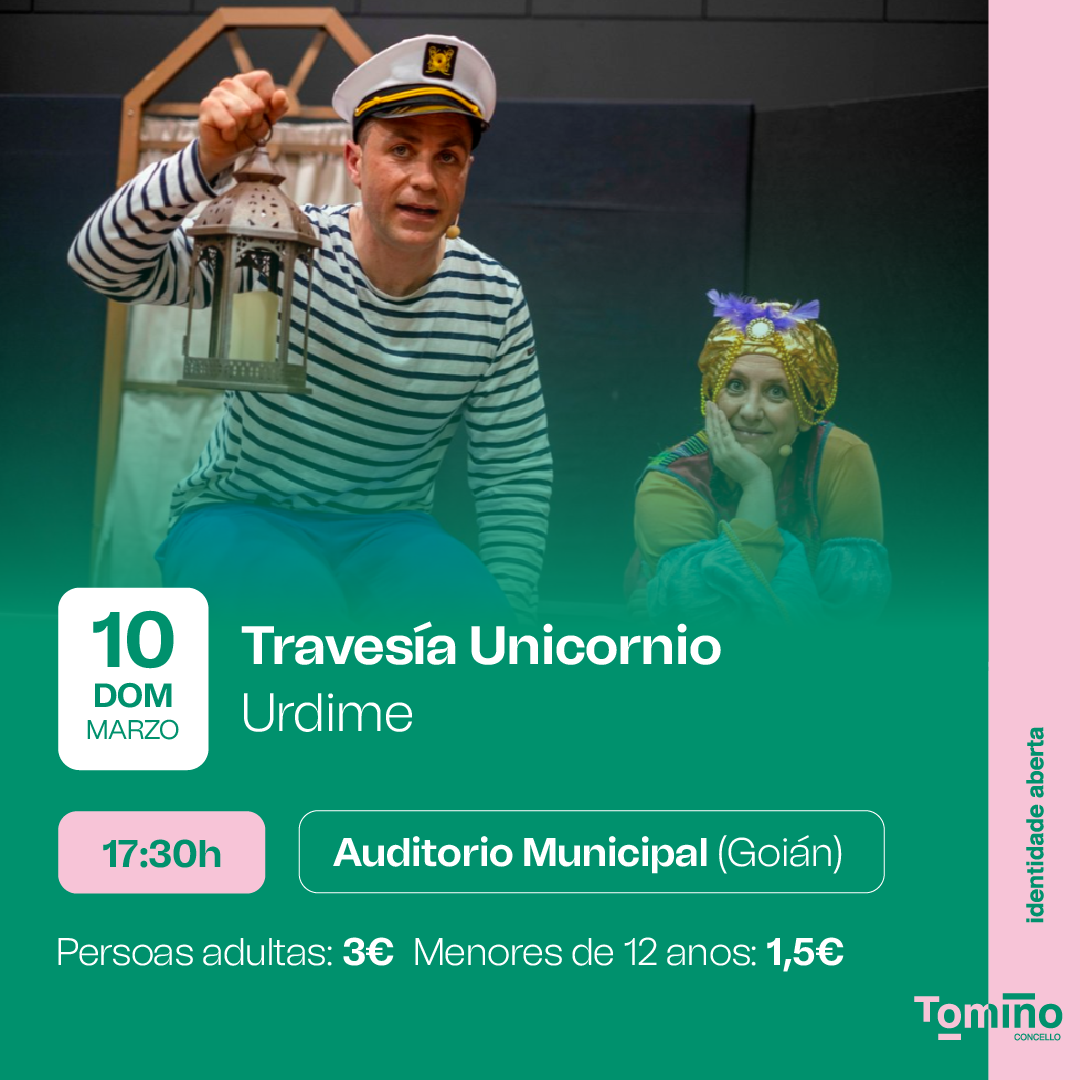 Humor para toda a familia con ‘Travesía Unicornio’ no Auditorio de Goián