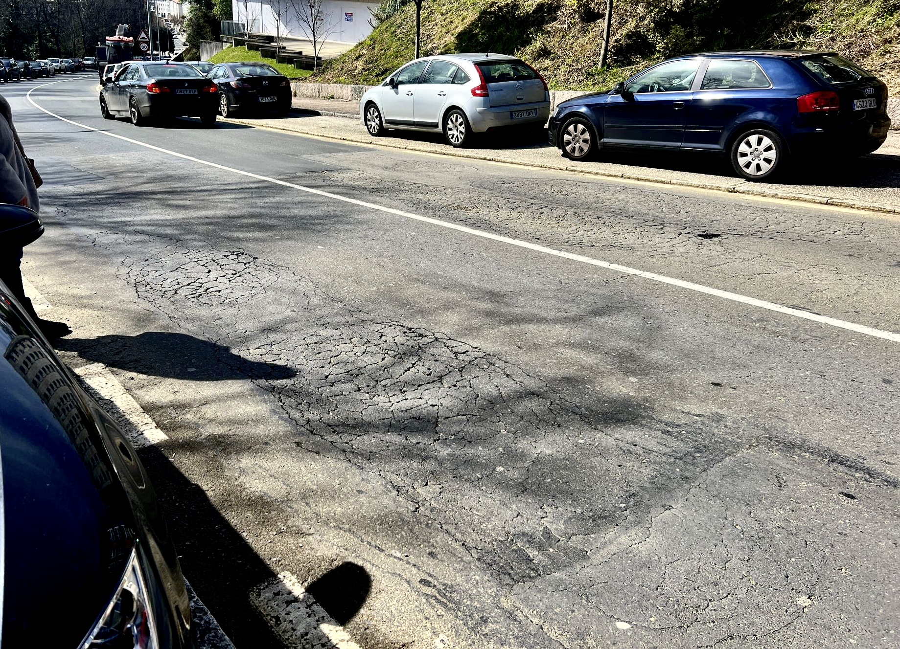 IMAXE H- Zona afundida da rúa Lisboa