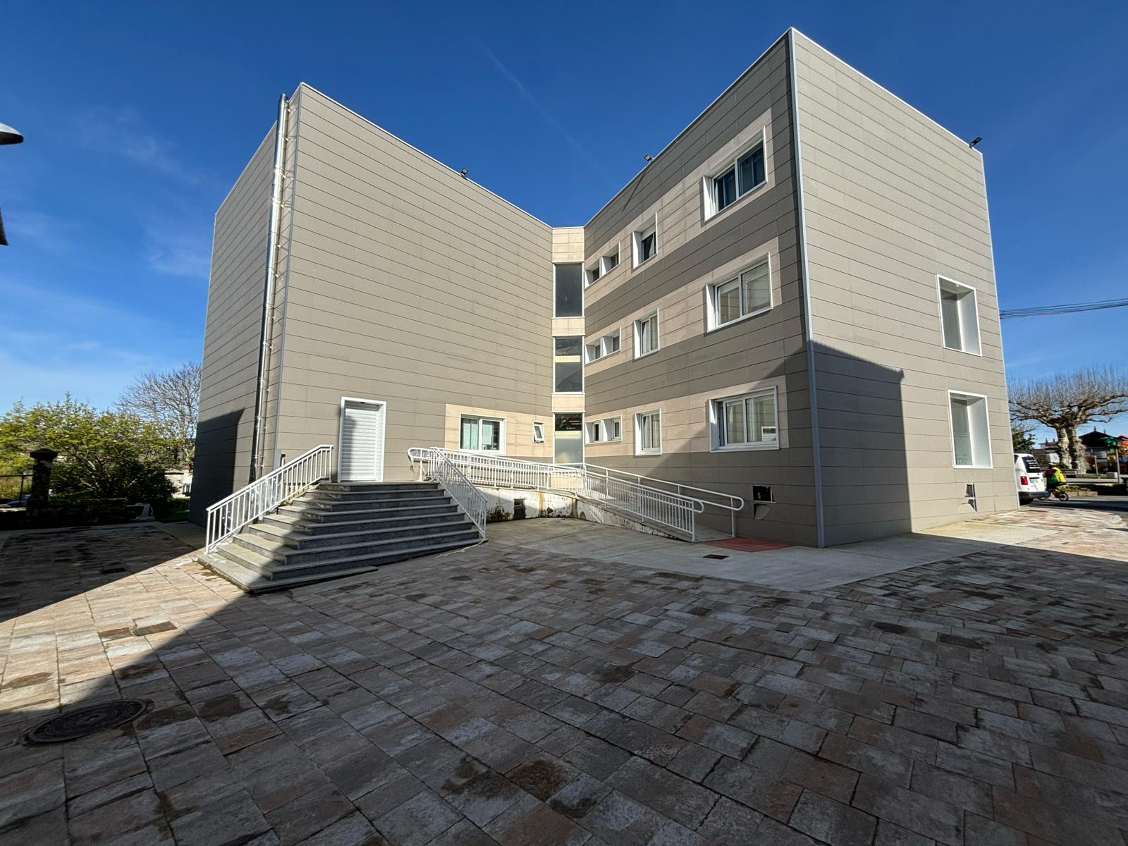 Parte atrás Consistorio Cuntis