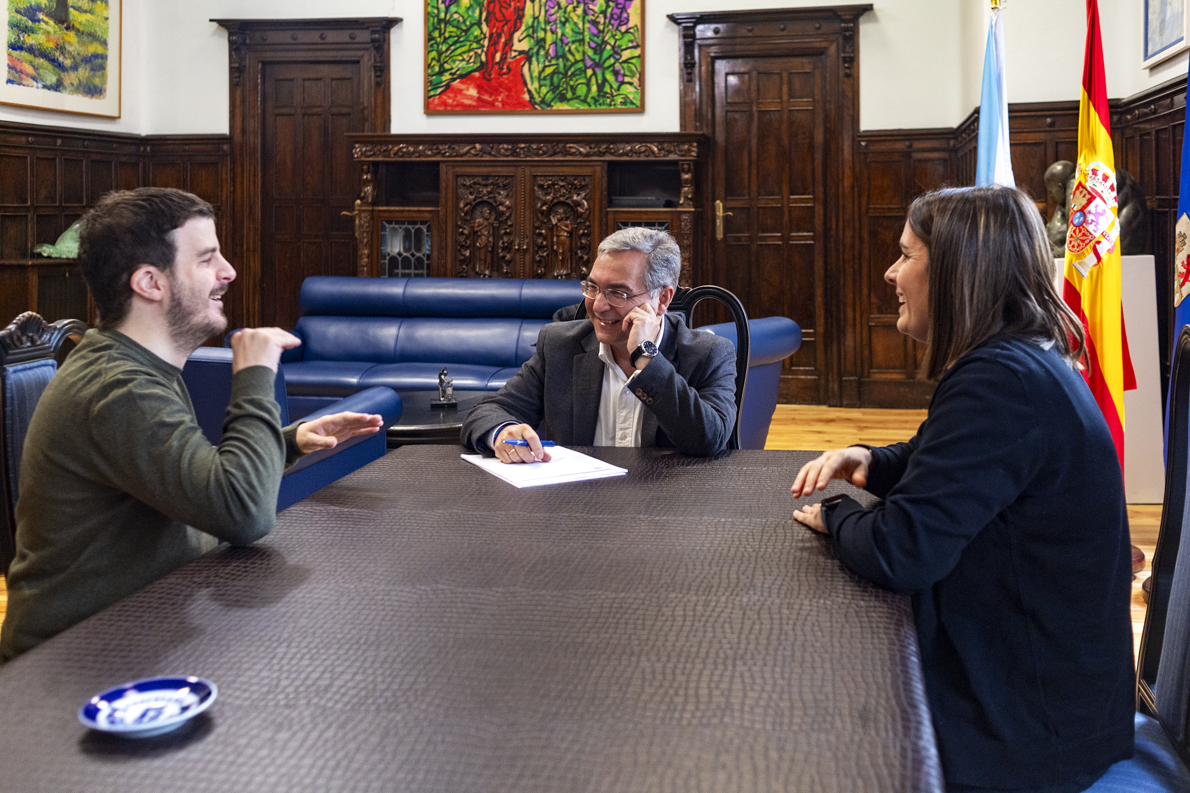 Reunión Luis Menor coa Asociación de Xordos (1)