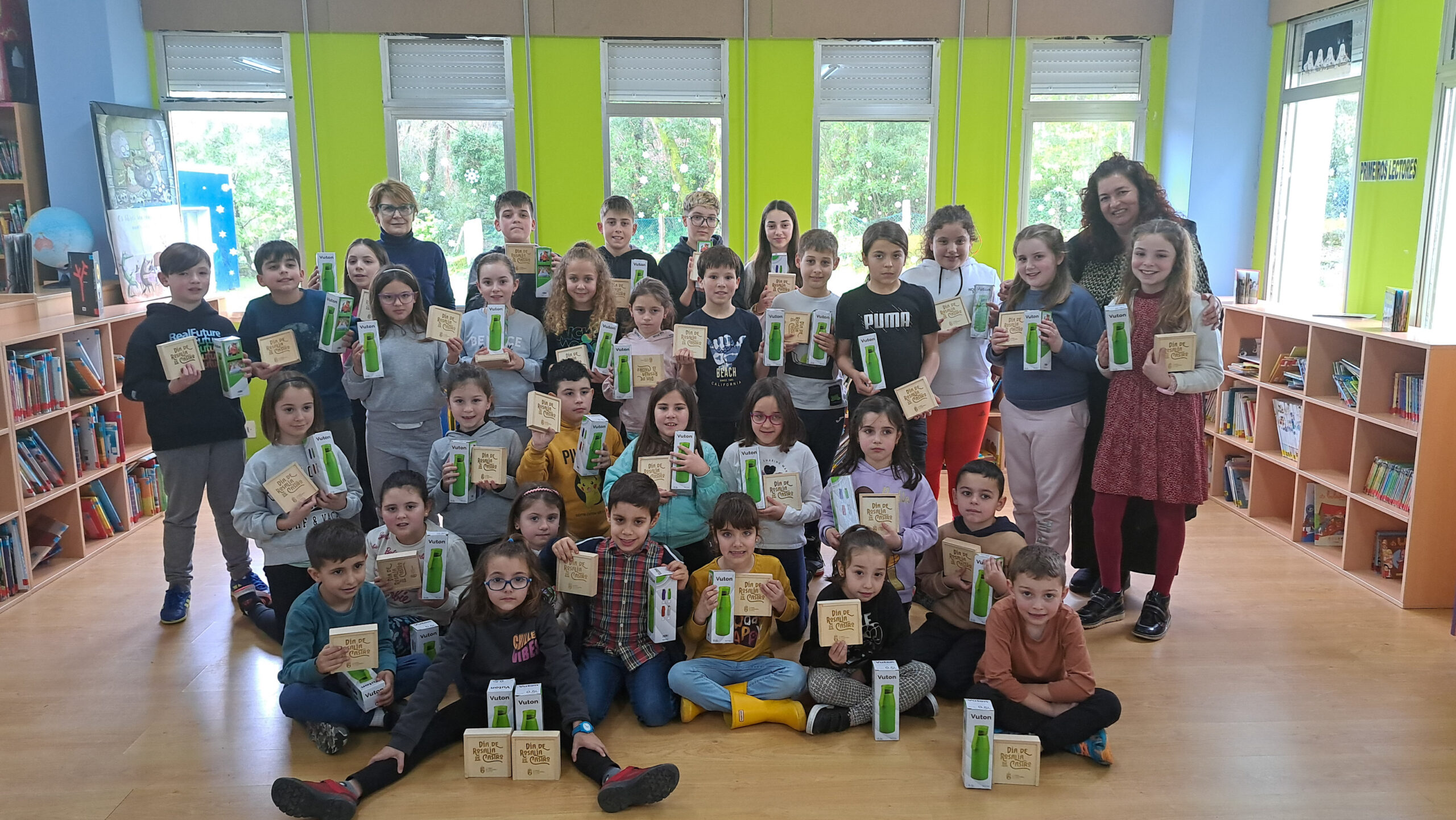 Sorteo lotes agasallos As Sete Rosalías 2024. CEP Salustiano Rey Eiras