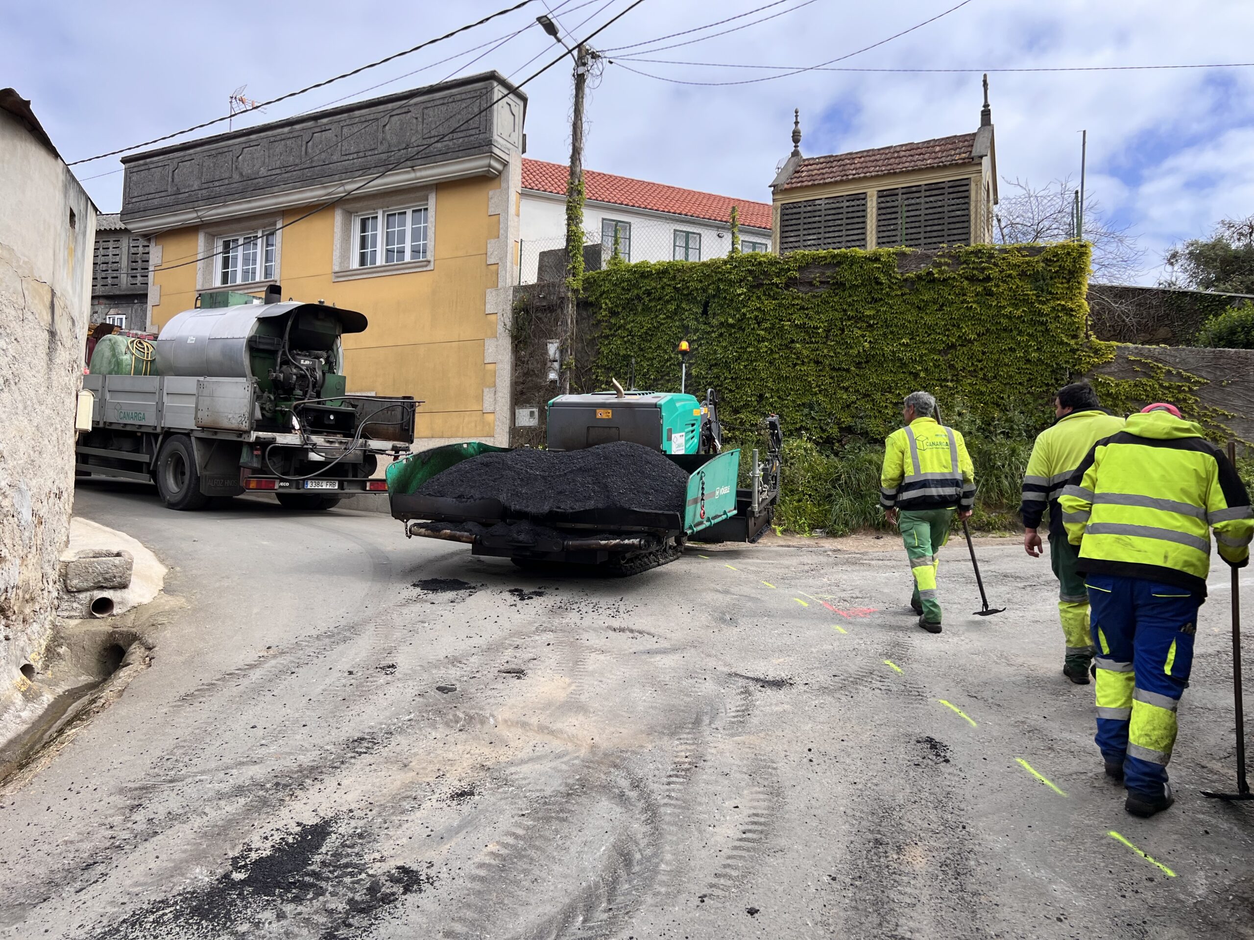 2024.04.16.- Obras estrada A Fontaíña