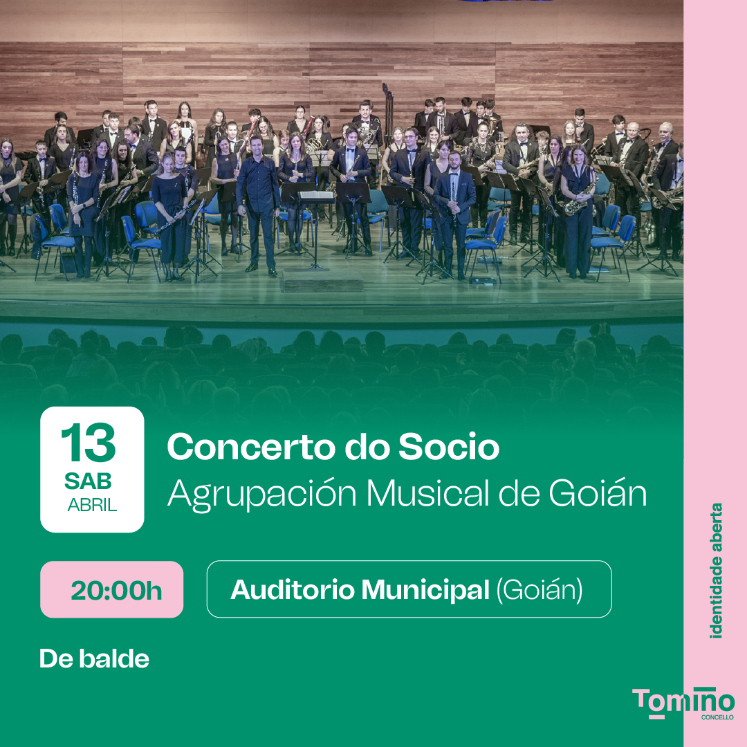 A Agrupación Musical de Goián celebra o seu tradicional Concerto do Socio