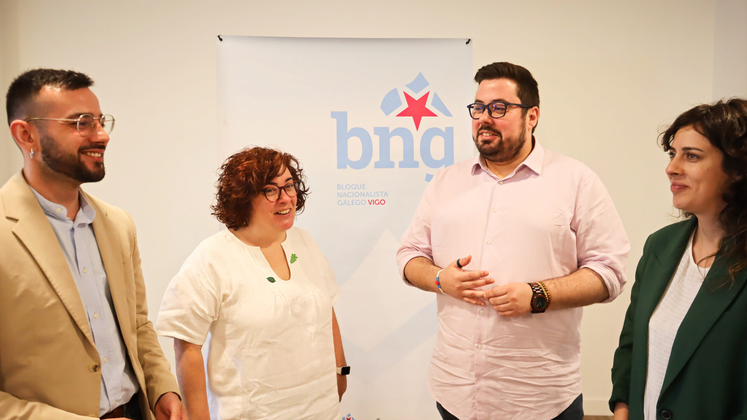 Brais Ruanova, Carmela González, Xabier P. Igrexas e Alexandra Fernández