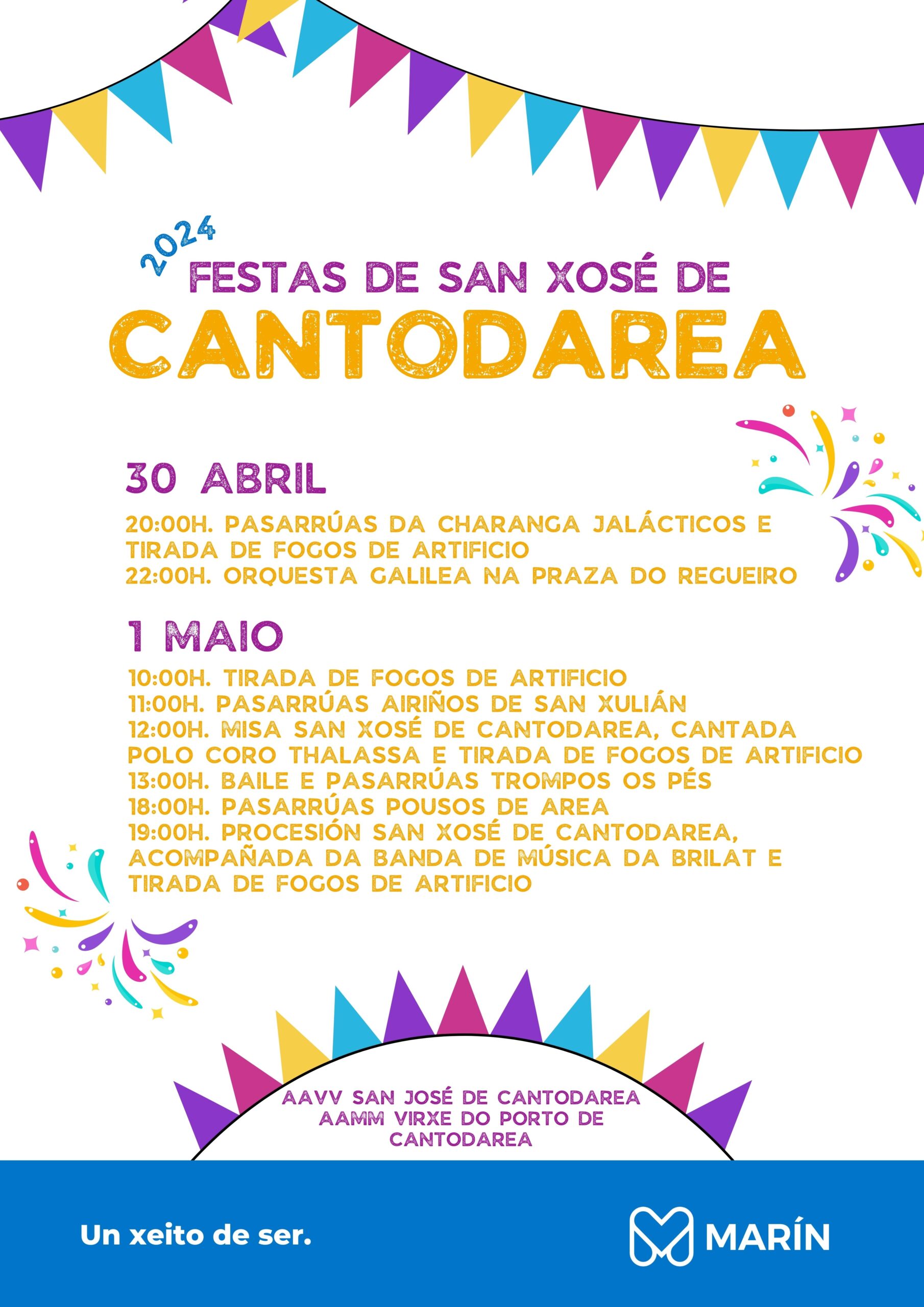 Cartel Festa San Xose Cantodarea 2024