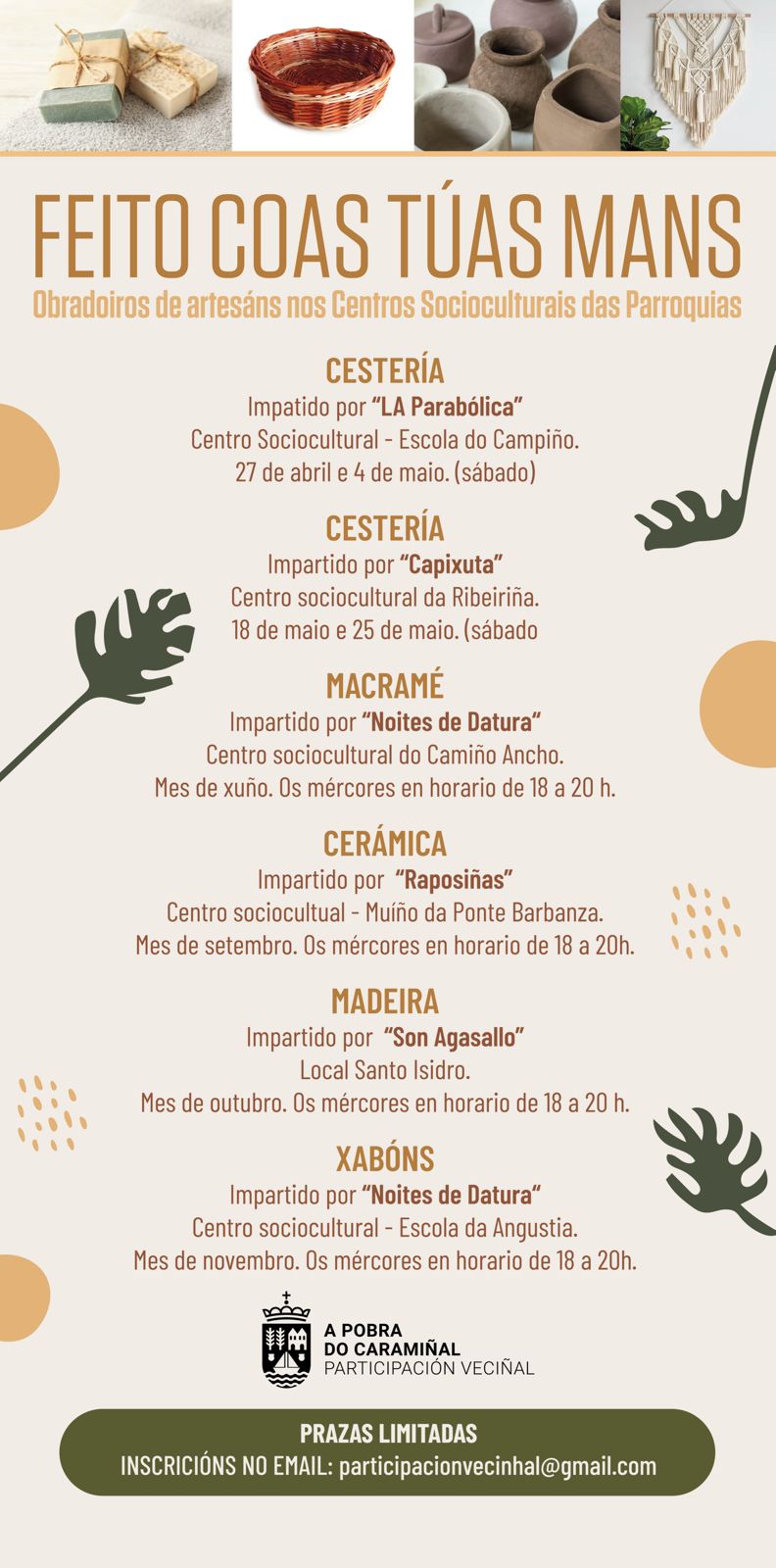 Cartel do programa Feito coas túas mans 2024