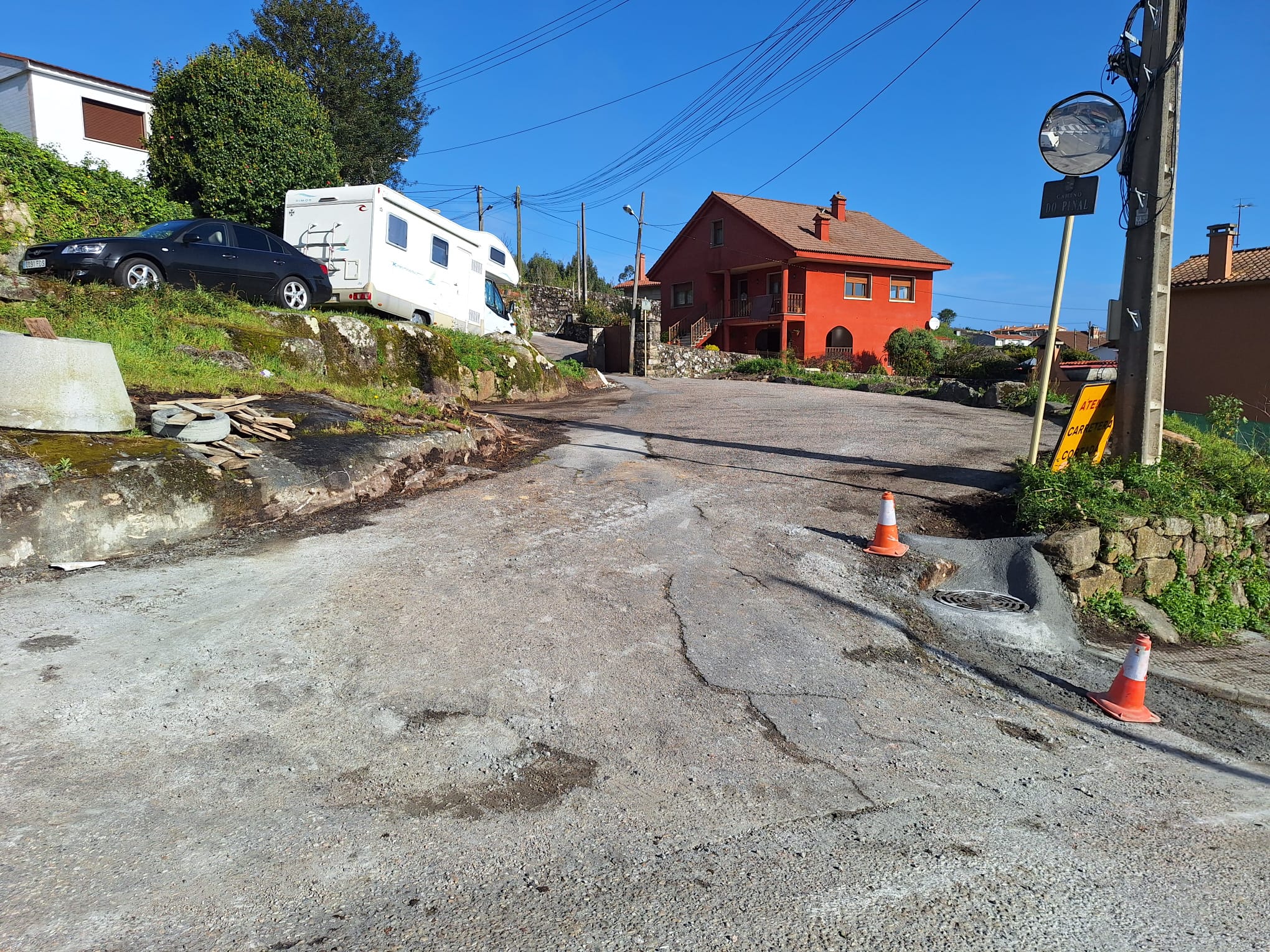NOTA INFORMATIVA ASFALTADO CAMIÑO LOMBEIRA Y CAMIÑO DO PINAL BAÍÑA