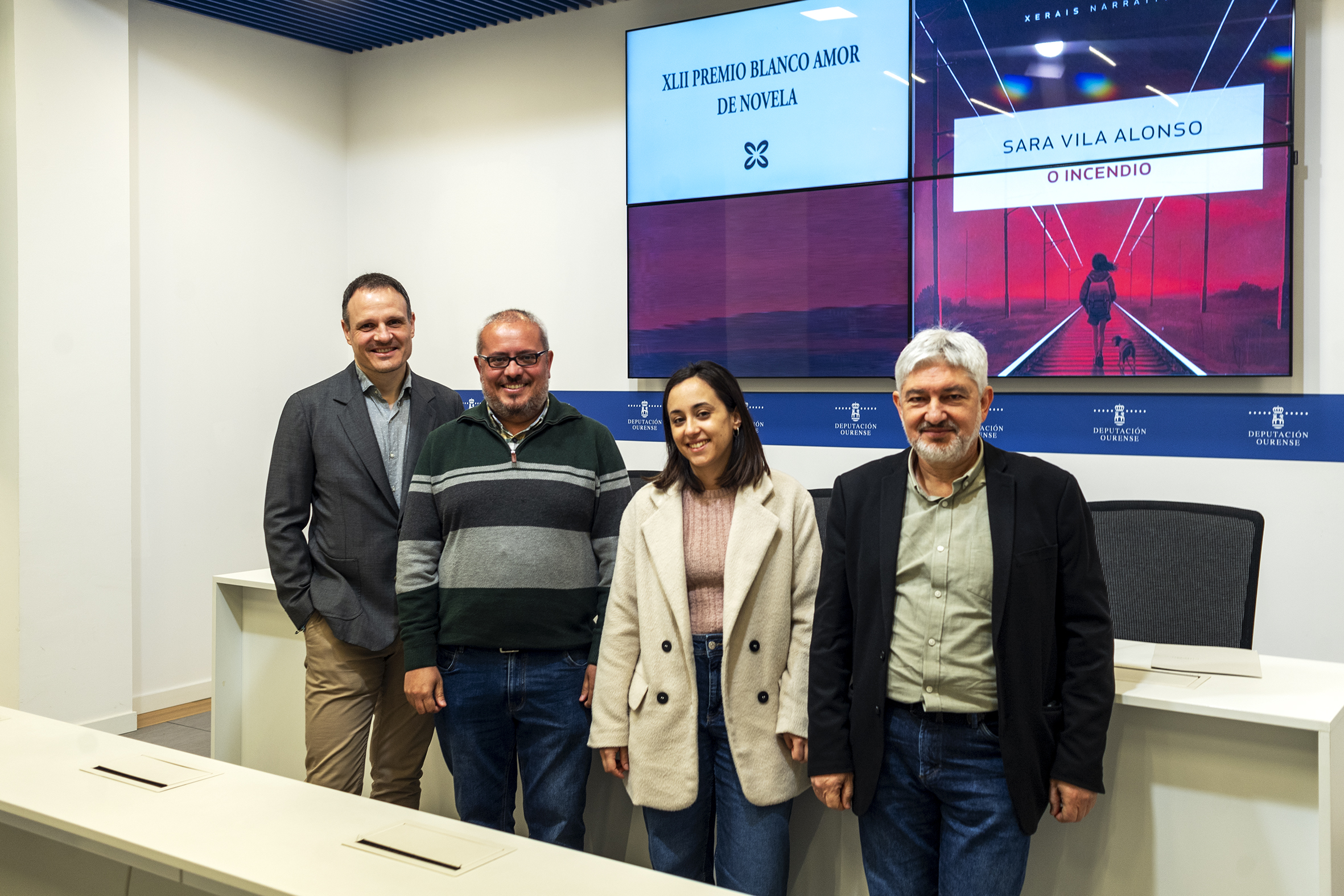 Presentación da edición impresa da novela O incendio de Sara Vila – 1