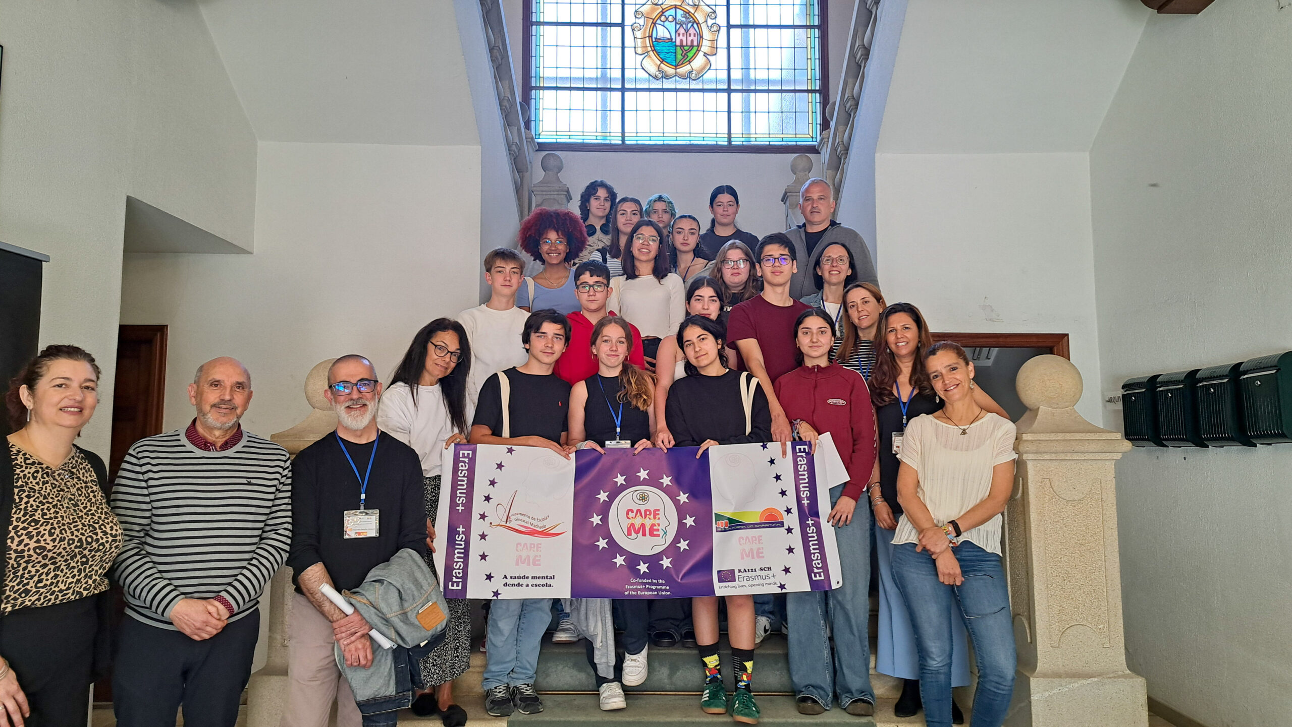 Recepción alumnado Santarém Erasmus+ 2024 (1)