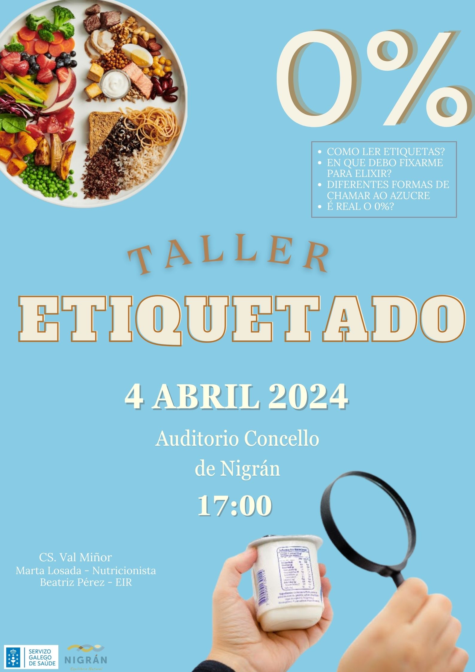 Taller etiquetado Nigrán