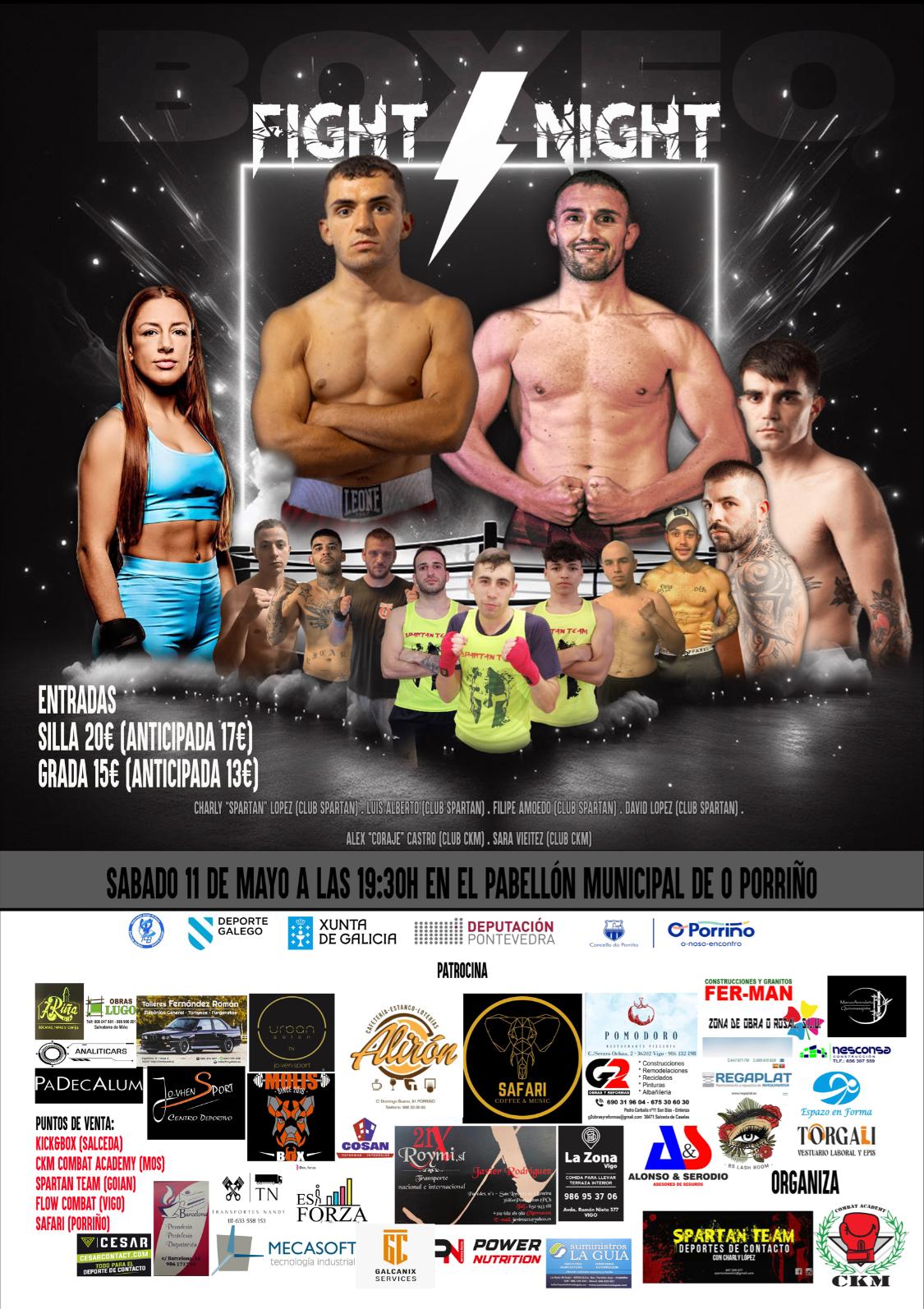 Velada boxeo Spartan Team Tomiño