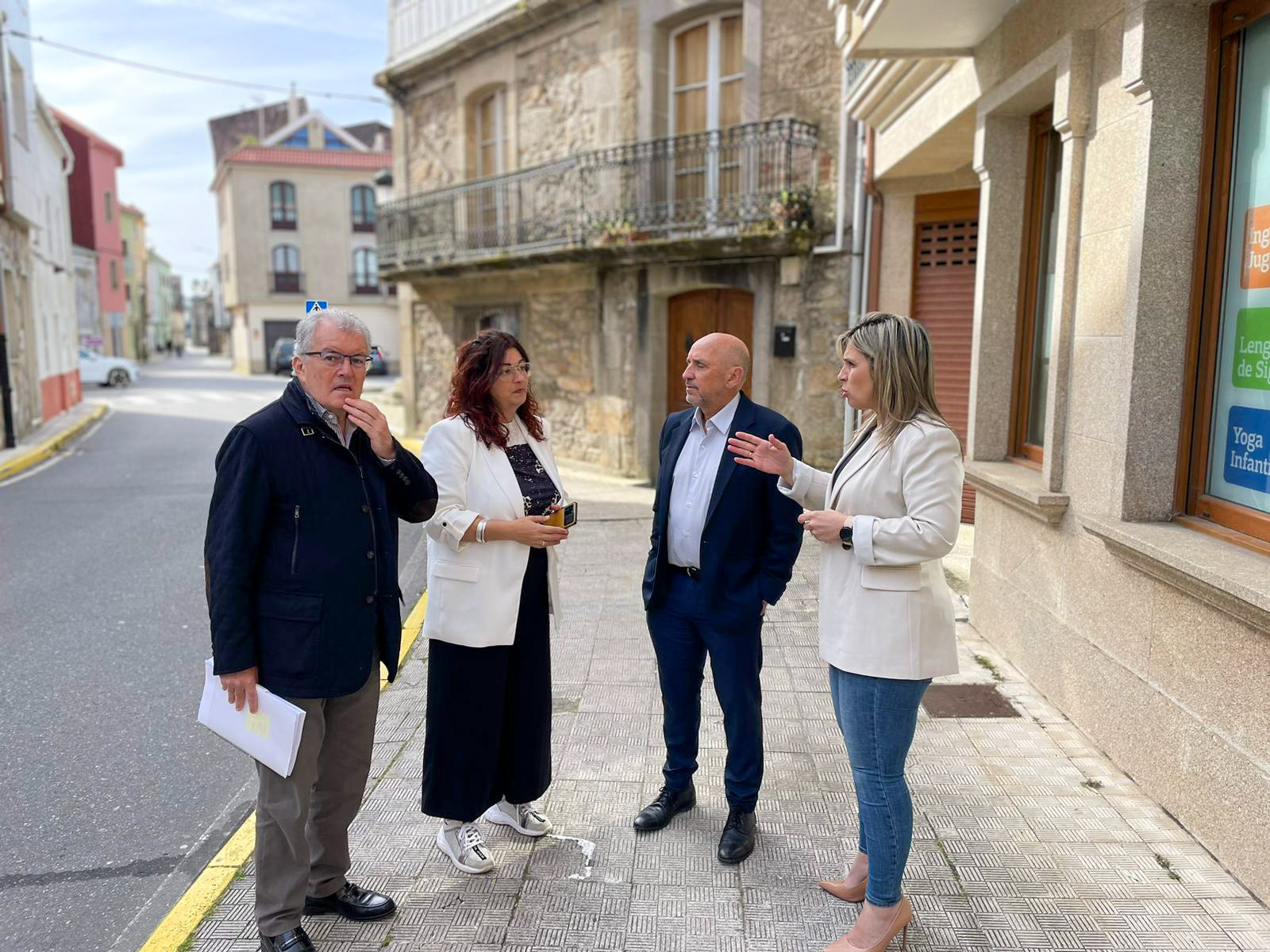 Visita deputada provincial Vías e Obras