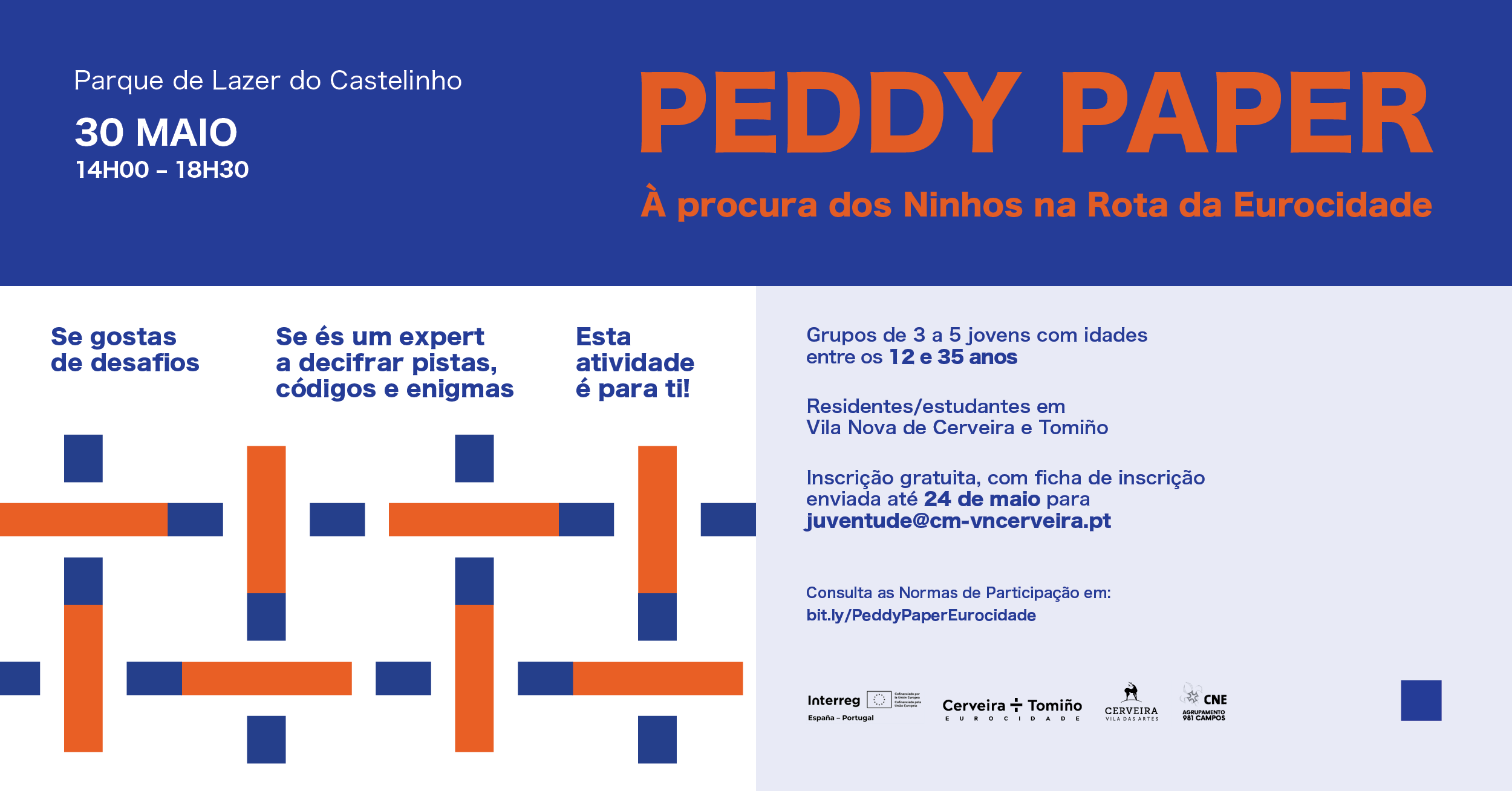 Abertas as inscricións para atopar o tesouro con ‘Á procura dos Niños na Ruta da Eurocidade Cerveira-Tomiño’