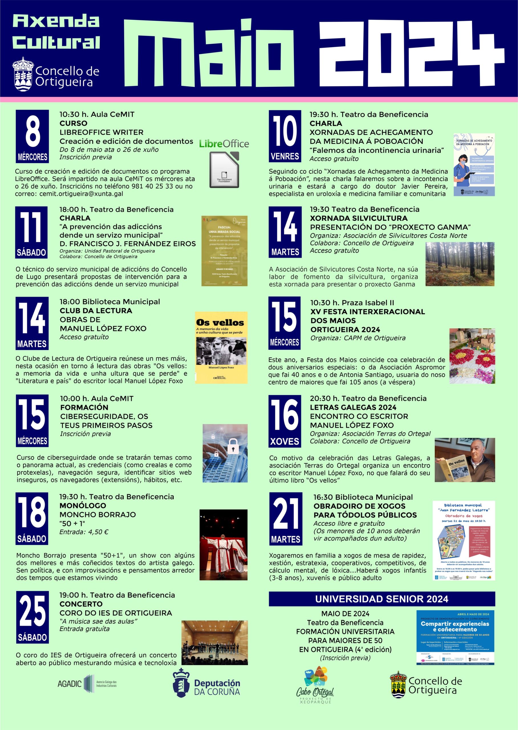 Axenda maio Ortigueira
