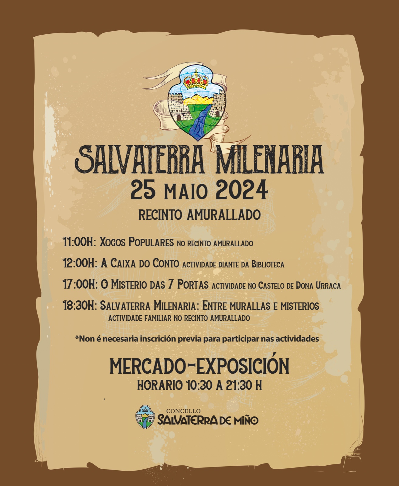 Cartel Salvaterra Milenaria