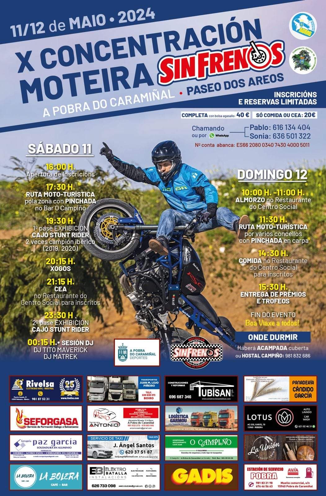 Cartel da X Concentración Moteira SinFrenos