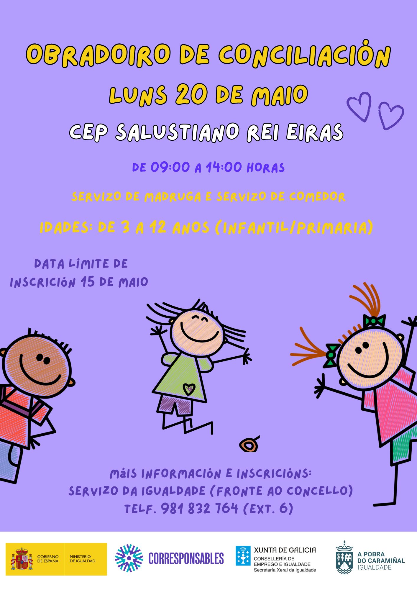 Cartel do obradoiro de conciliación do 20 de maio de 2024