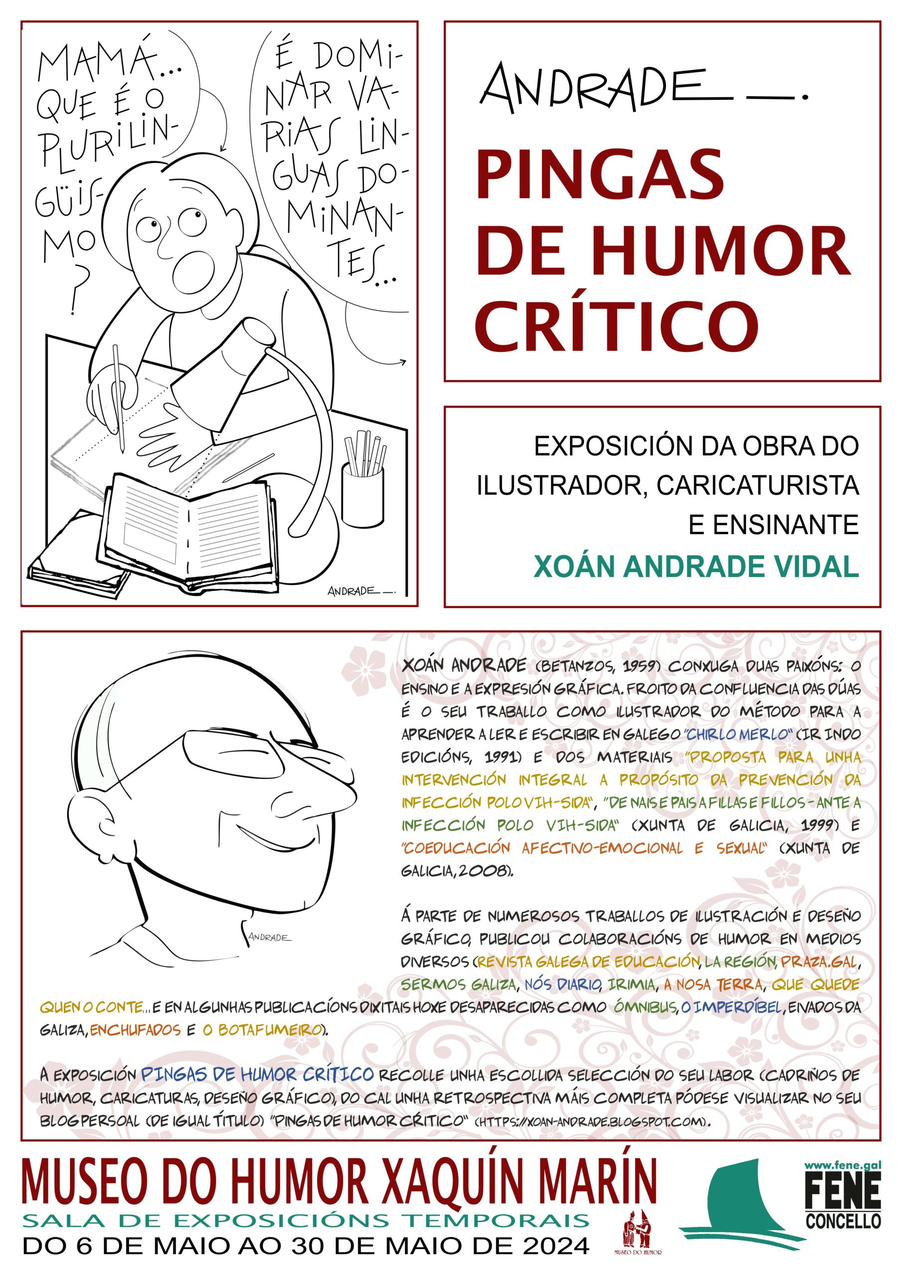 Cartel mostra Museo Humor Fene (1)