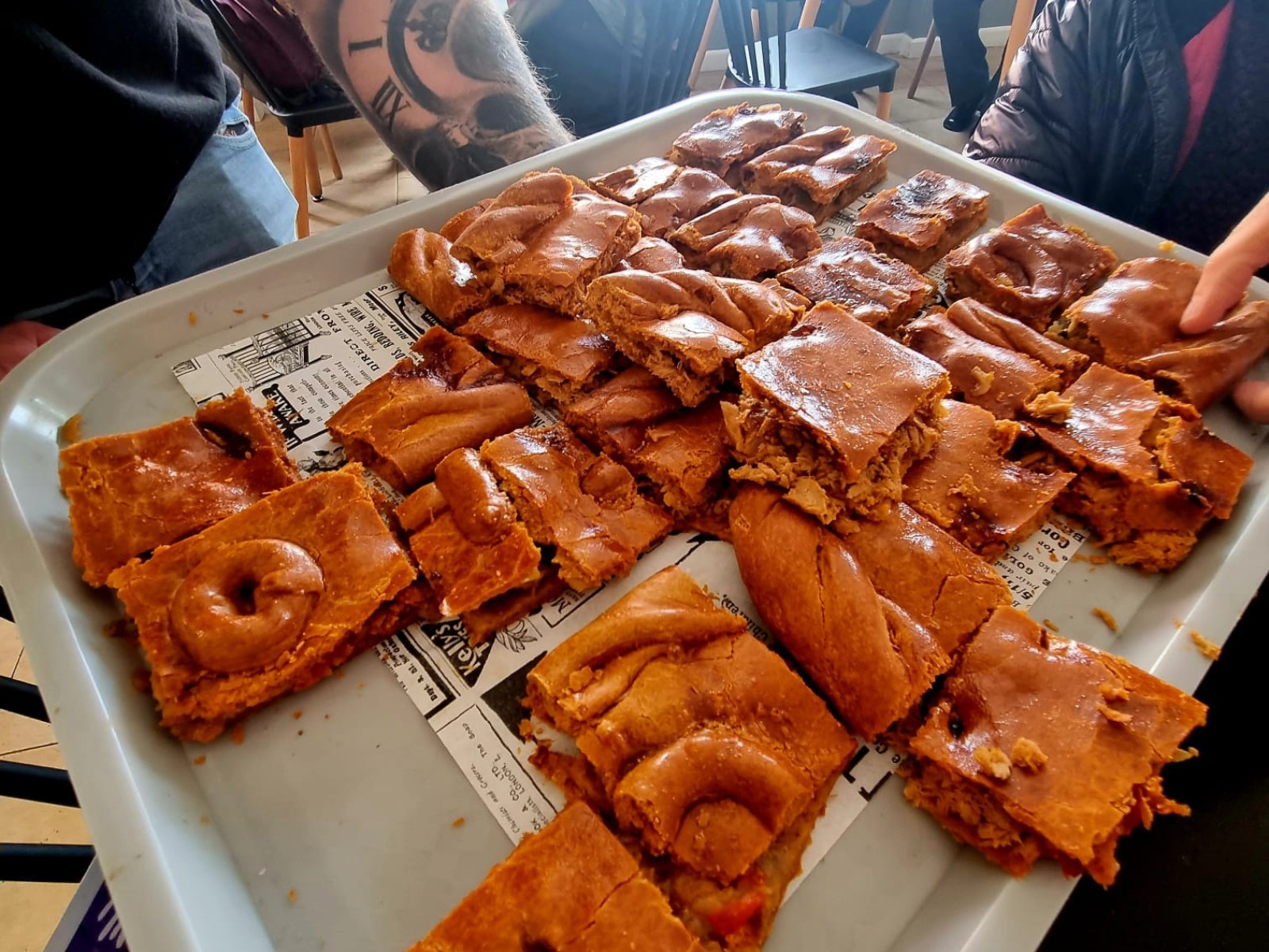 Empanadas servida en El rincón de Adri