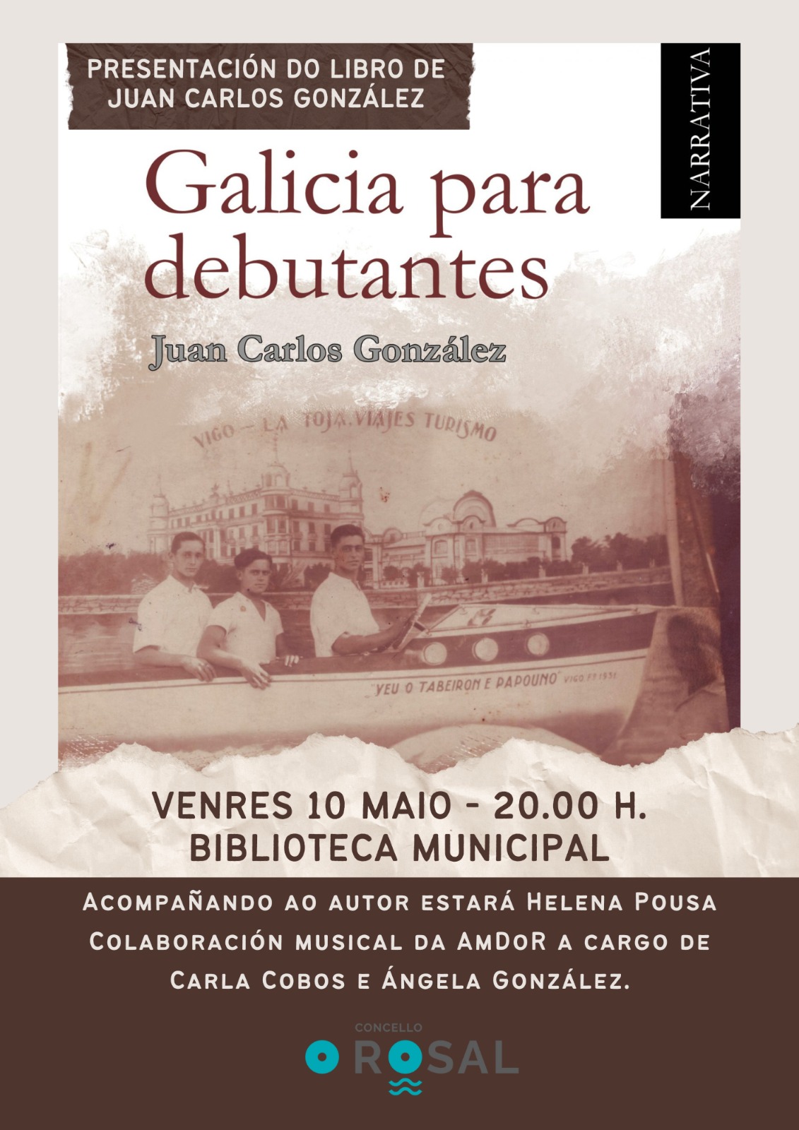 Juan Carlos Gonzaìlez desvela os segredos da sociedade rural en ‘Galicia para debutantes’