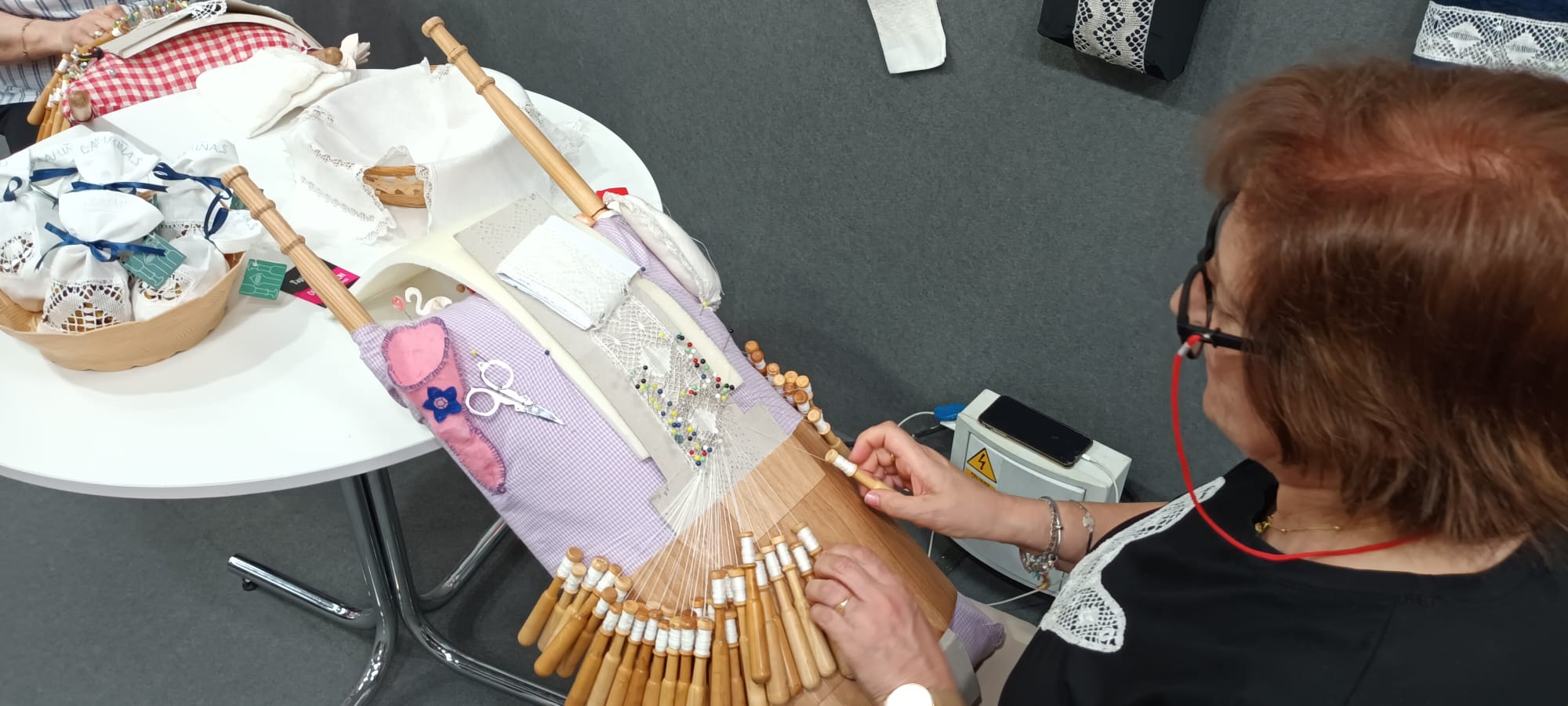 Mostra do Encaixe de Palillos de Camariñas en Festur 2023 (1)