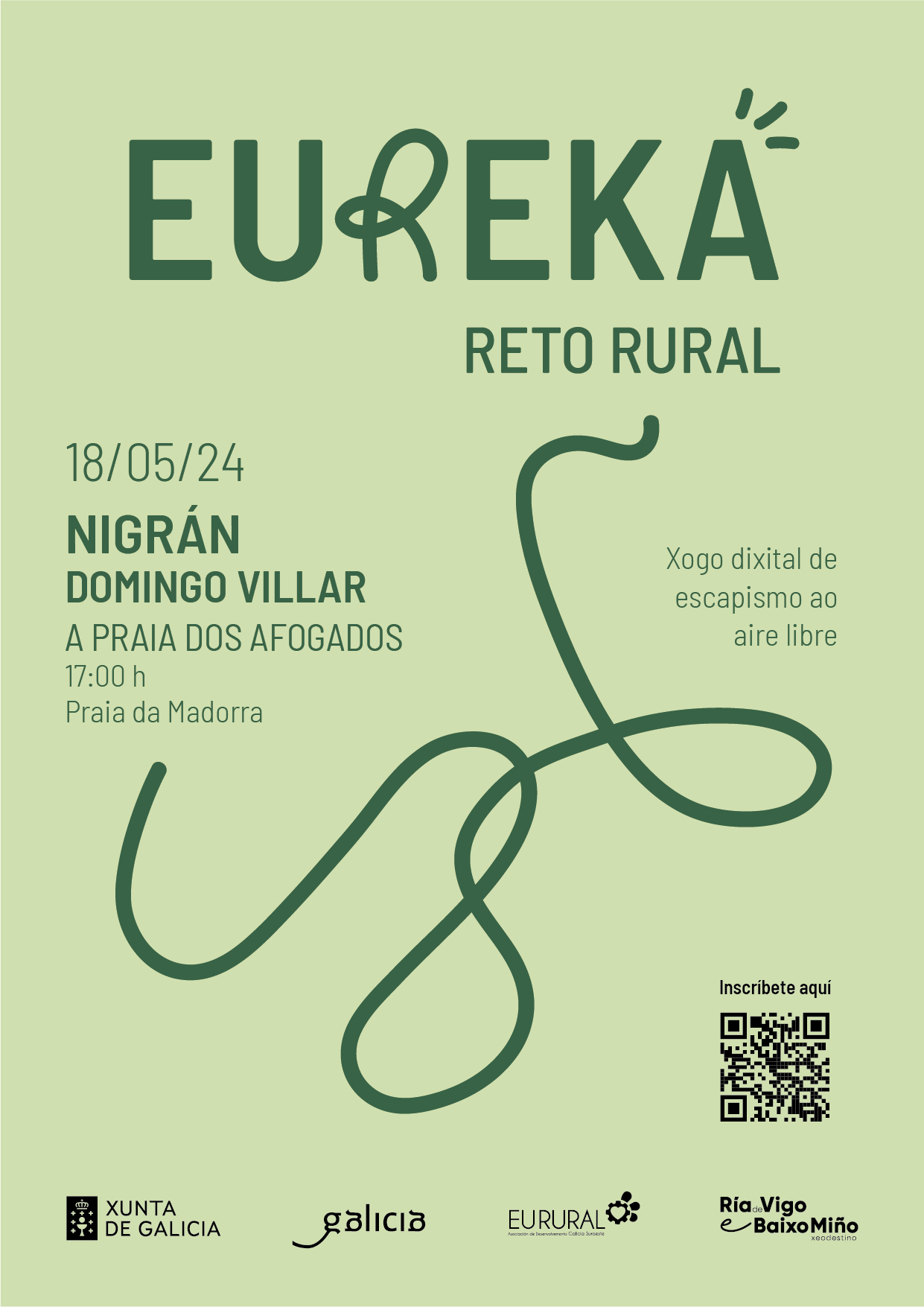 Nigrán axuda ao inspector Leo Caldas a resolver un asasinato co xogo de escapismo ao aire libre Eureka Reto Rural